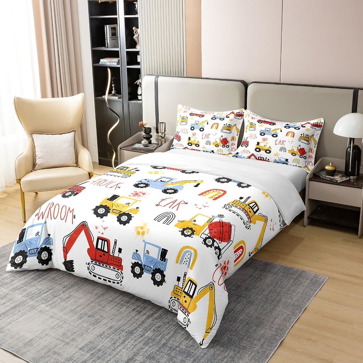 Erosebridal Organic Cotton Duvet Cover Set for Kids