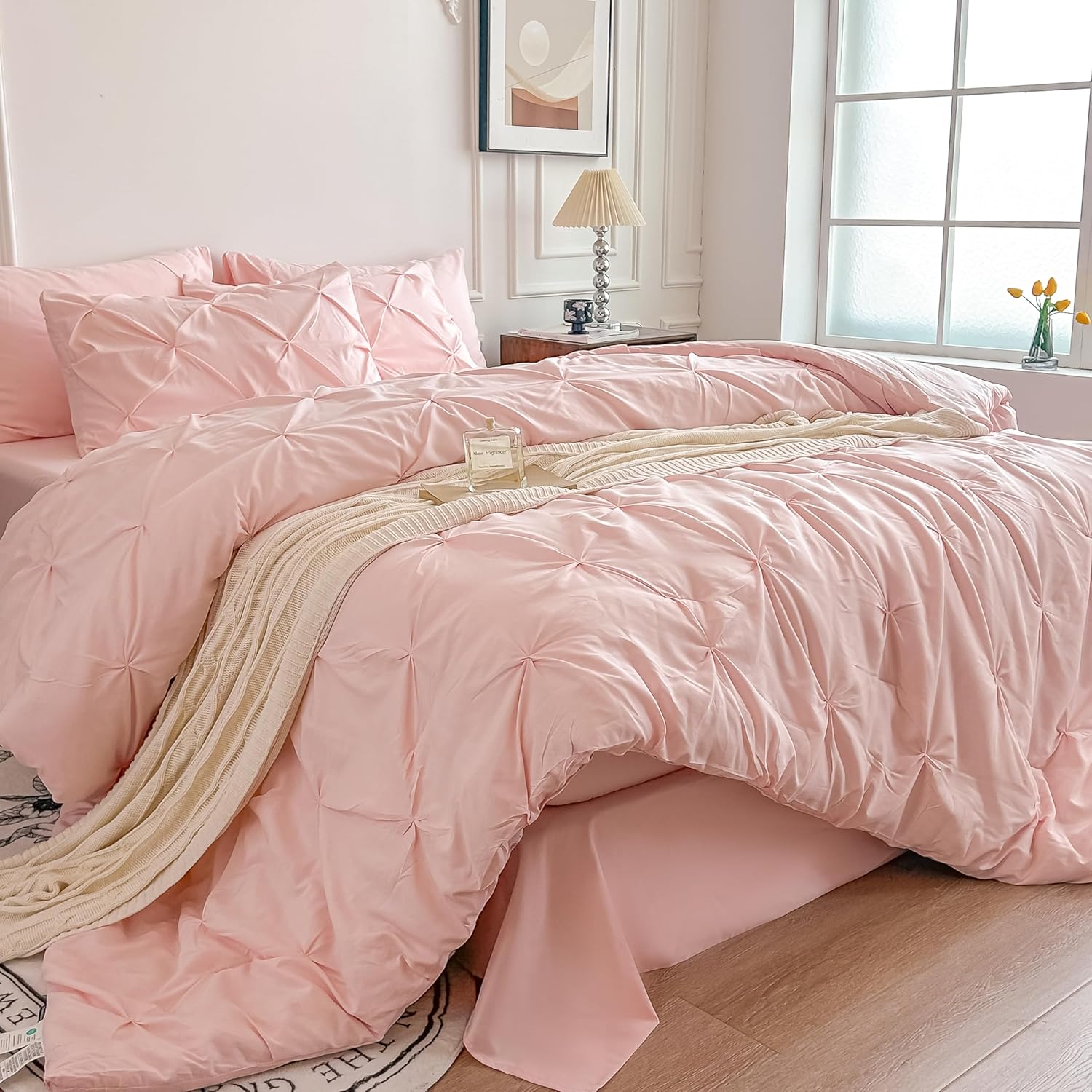 MapleStone 7-Piece Comforter Set for Girls - Pink