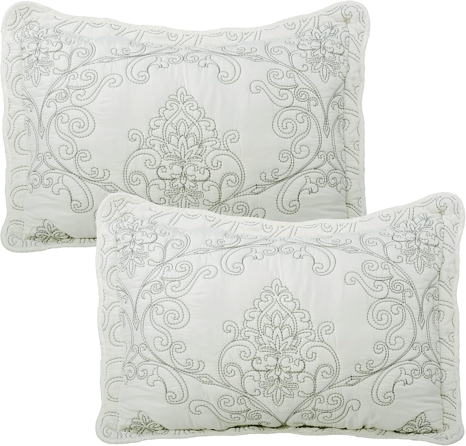 Home Soft Things Damask 4 Piece Bedspread Set 1