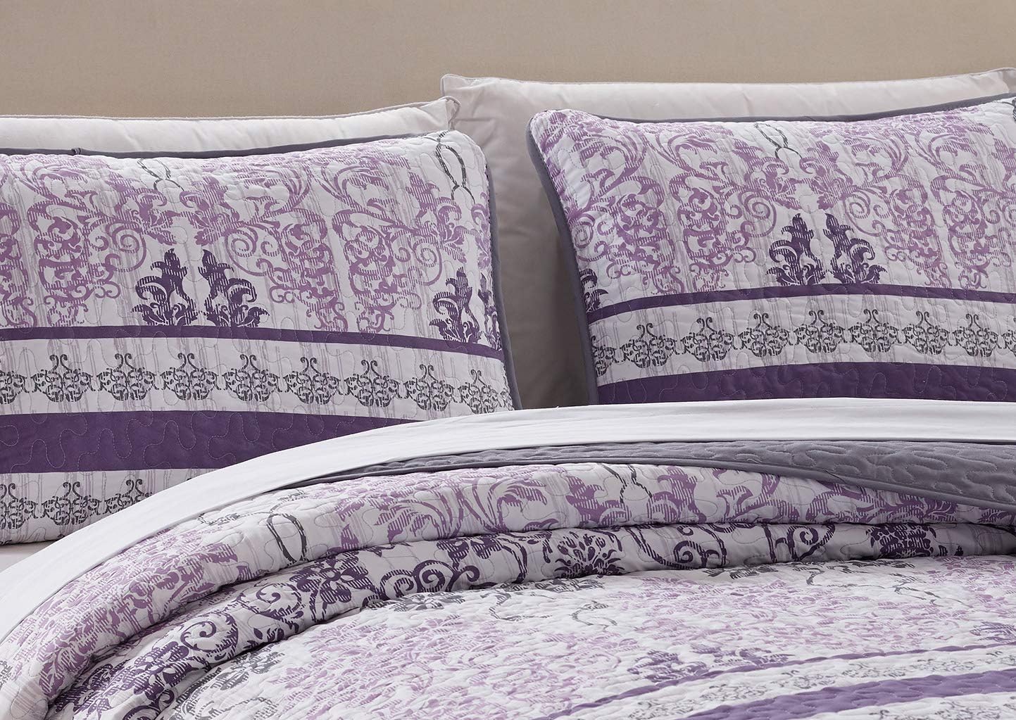 Better Home Style Floral Luxury Quilt Coverlet Set