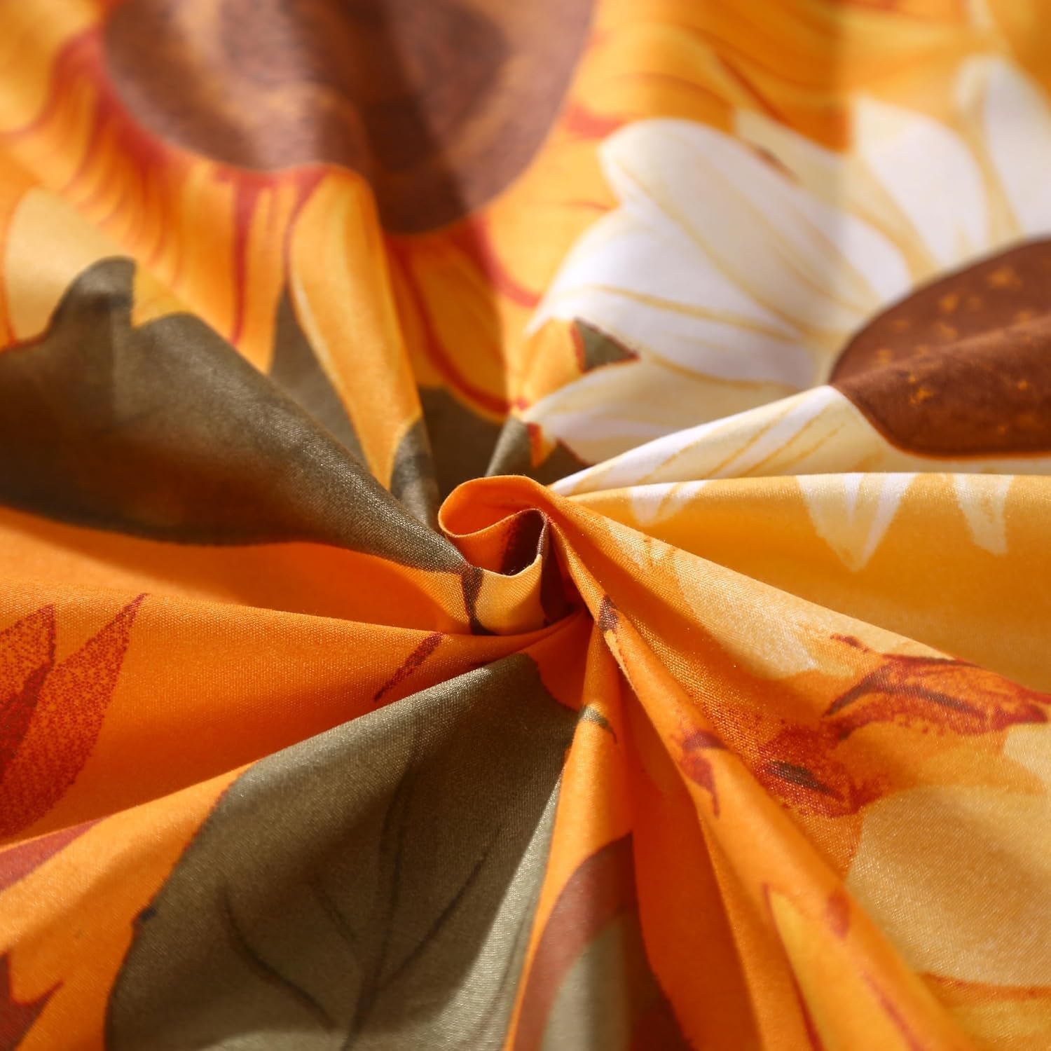 MAG 4Pcs Floral Queen Bed Sheet Set with Deep Pocket