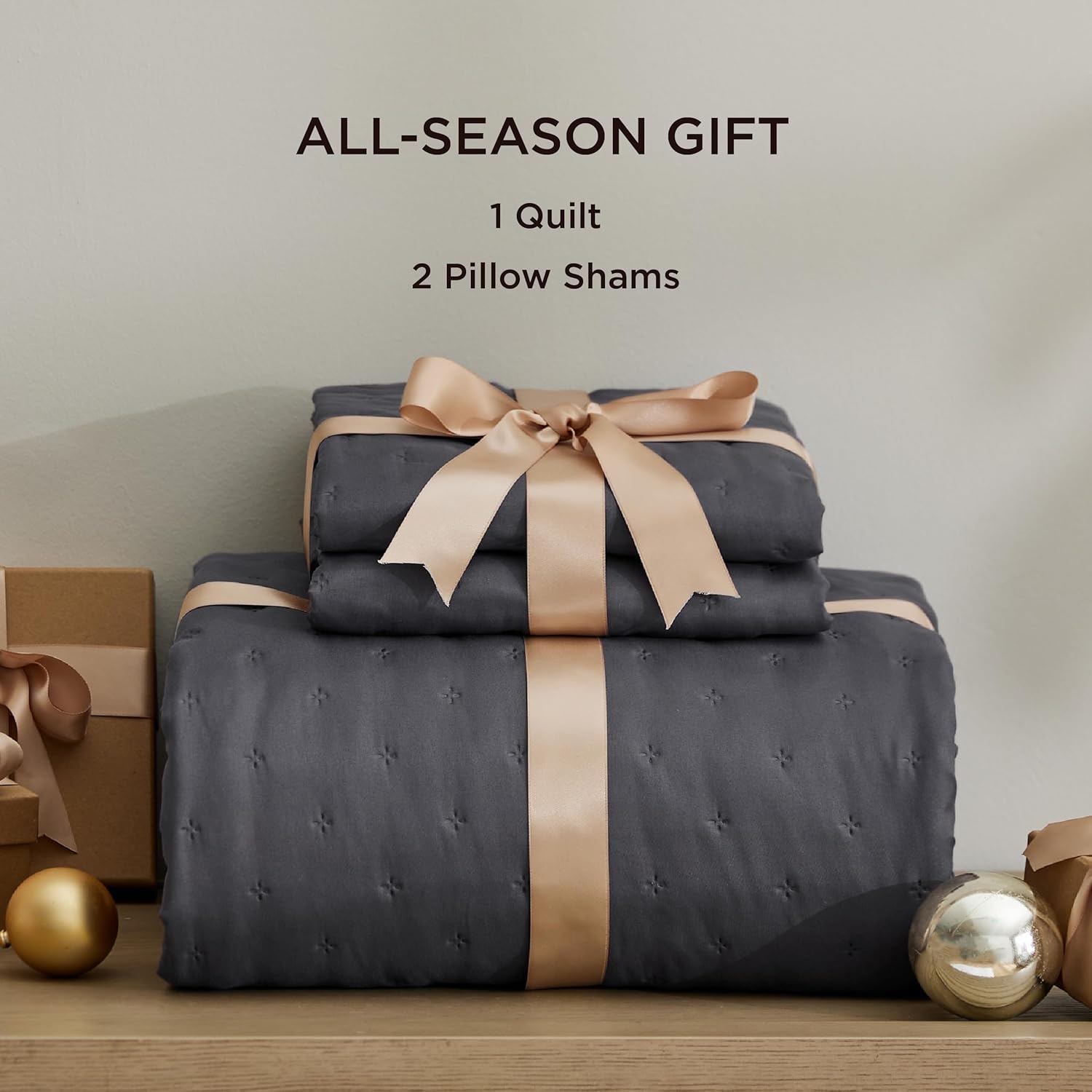 Bedsure California King Quilt Set - Ultra Soft Breathable