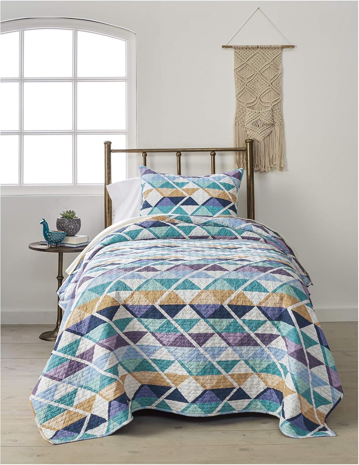 Pendleton Serrado Twin Coverlet Set Charcoal 1