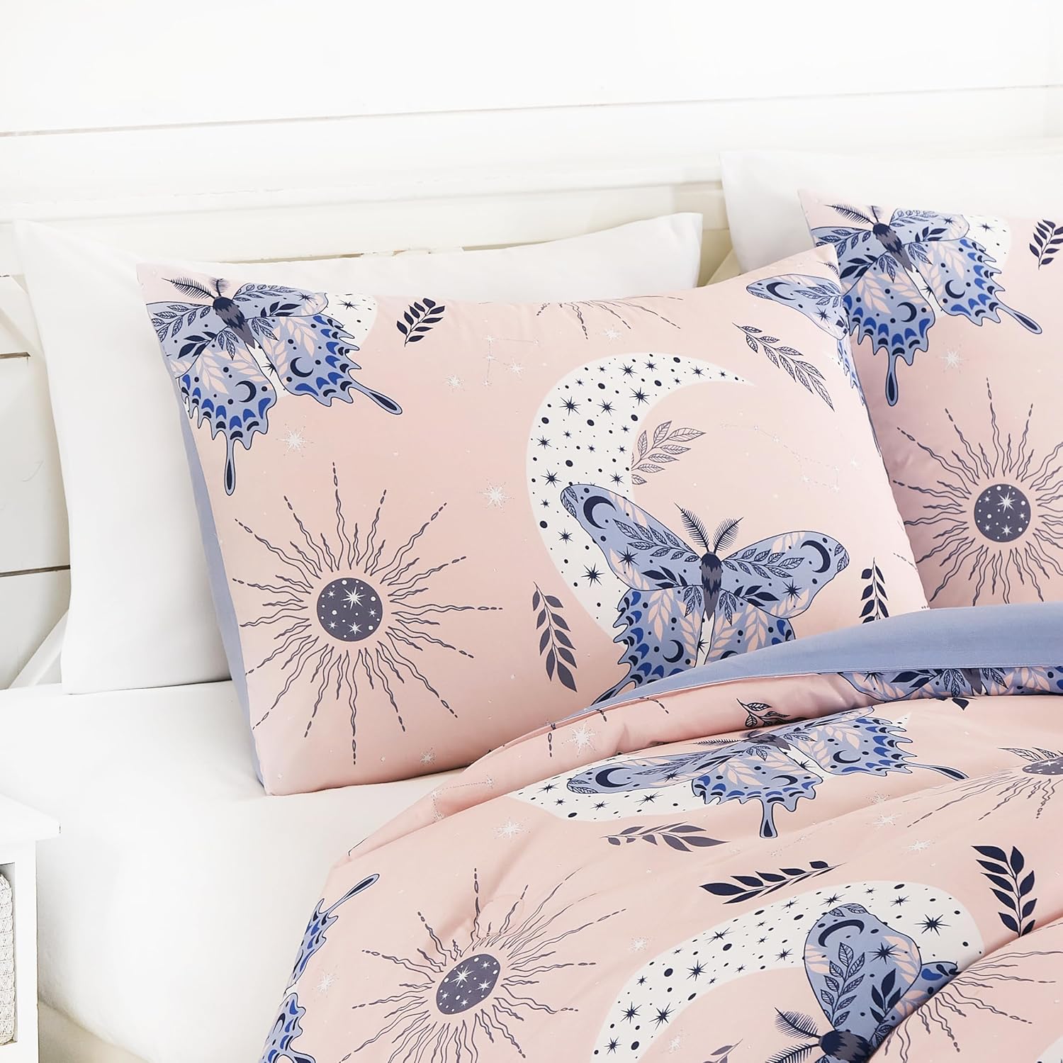 Chezmoi Collection 3-Piece Butterfly Kids Comforter Set