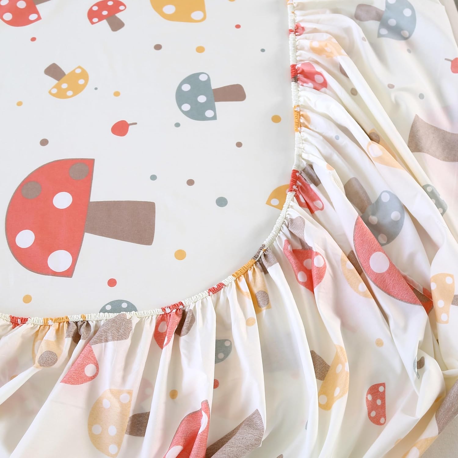 SDIII Cute Mushroom Twin Sheet Set with Pillowcases 1