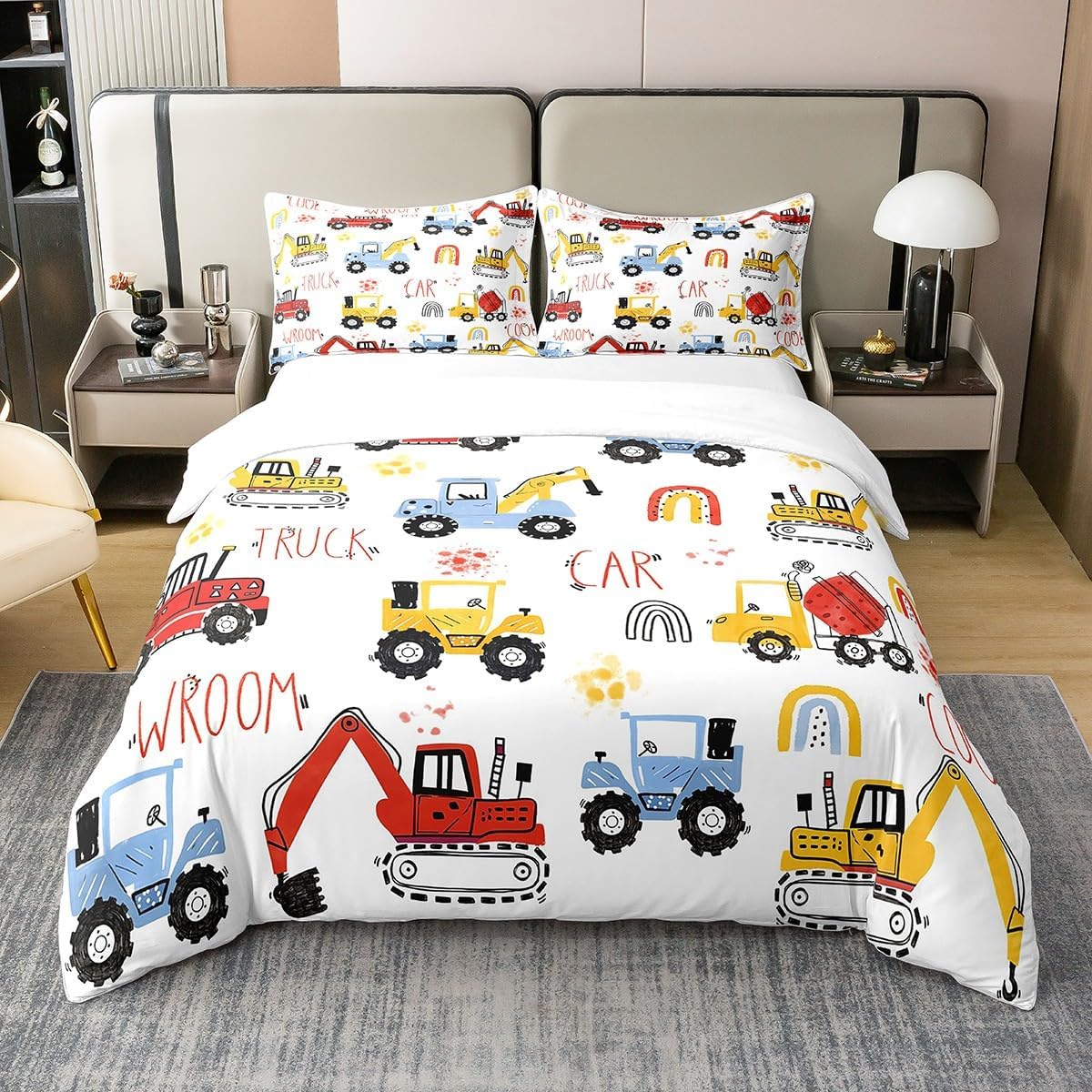 Erosebridal Organic Cotton Duvet Cover Set for Kids
