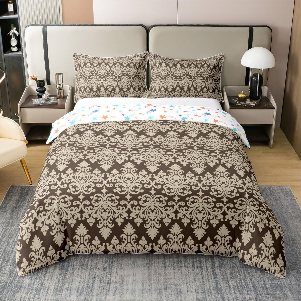 Erosebridal Cotton Duvet Cover Set Twin for Kids