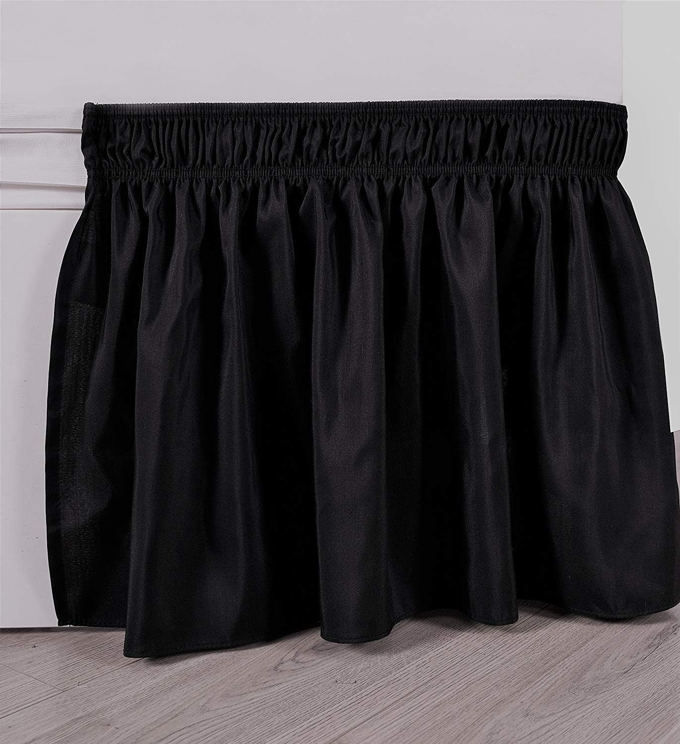 Elegant Decor King Bed Skirt 11 Inch Drop