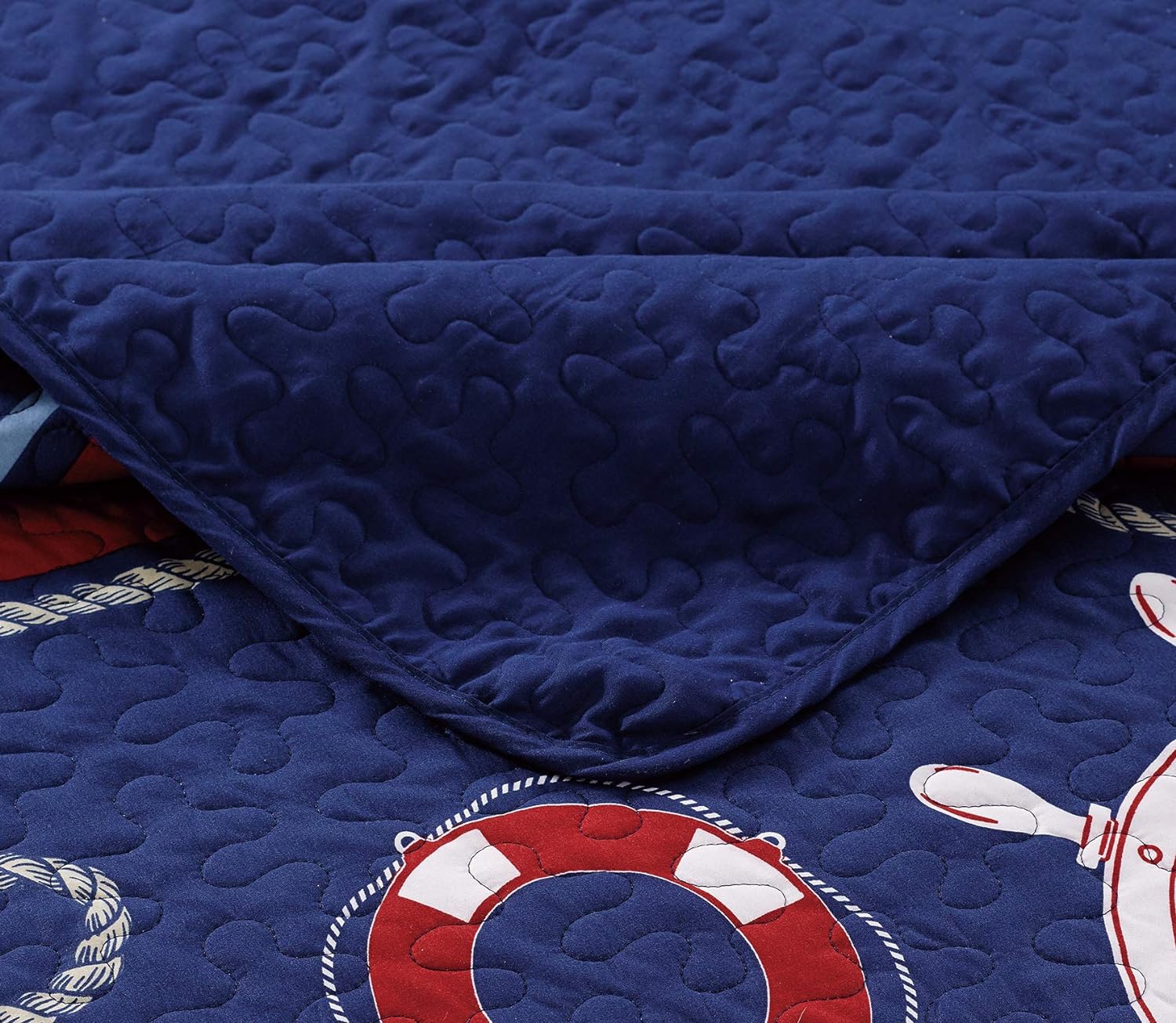 Better Home Style 2 Piece Nautical Ships Bedspread Set