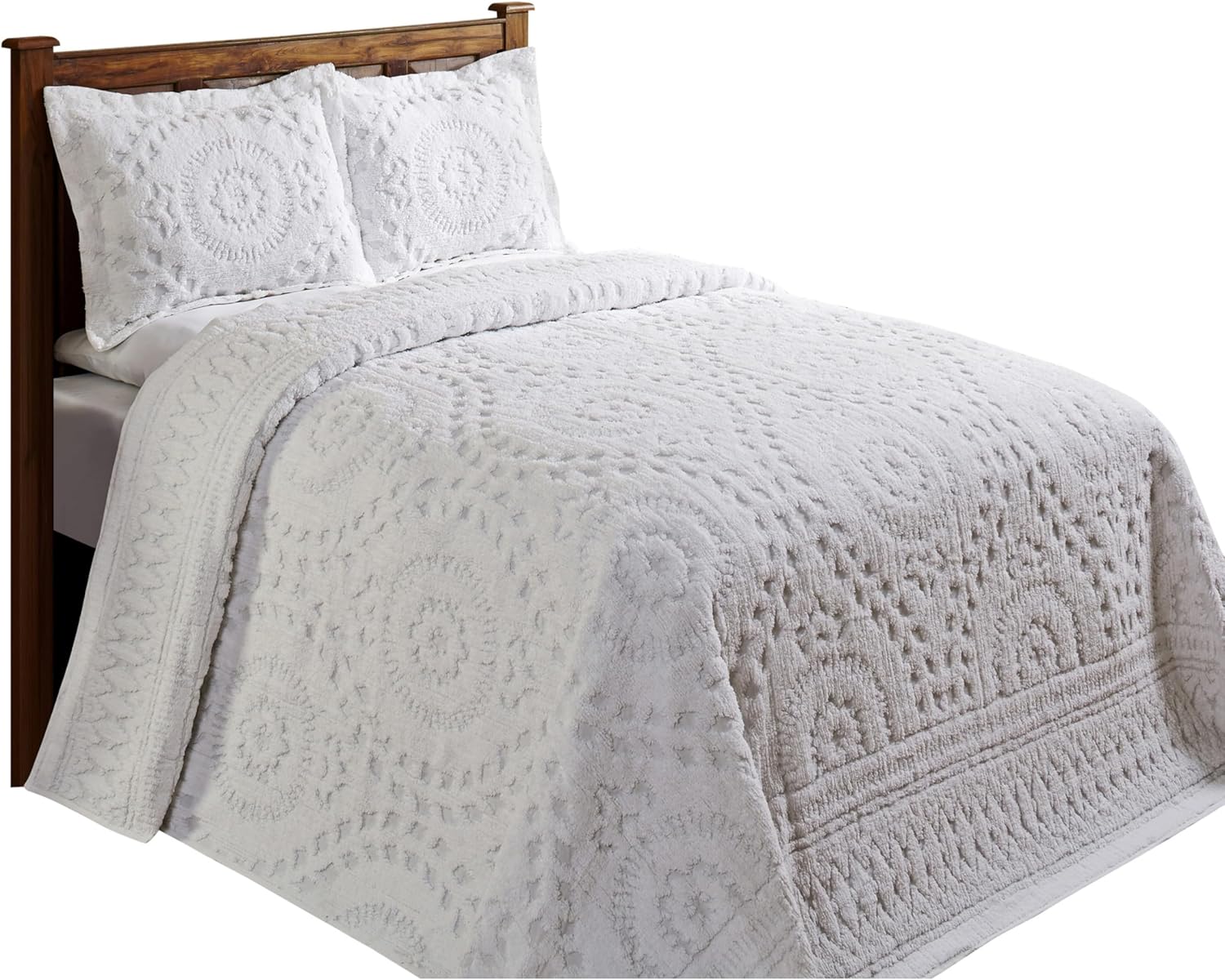 Better Trends Chenille Bedspread Set Twin Size