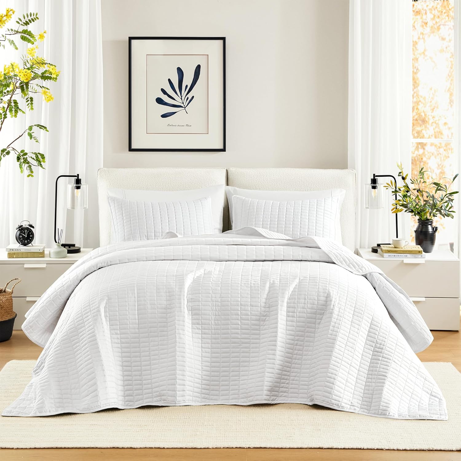 Comfort Spaces King Quilt Set with Shams 3 Piece