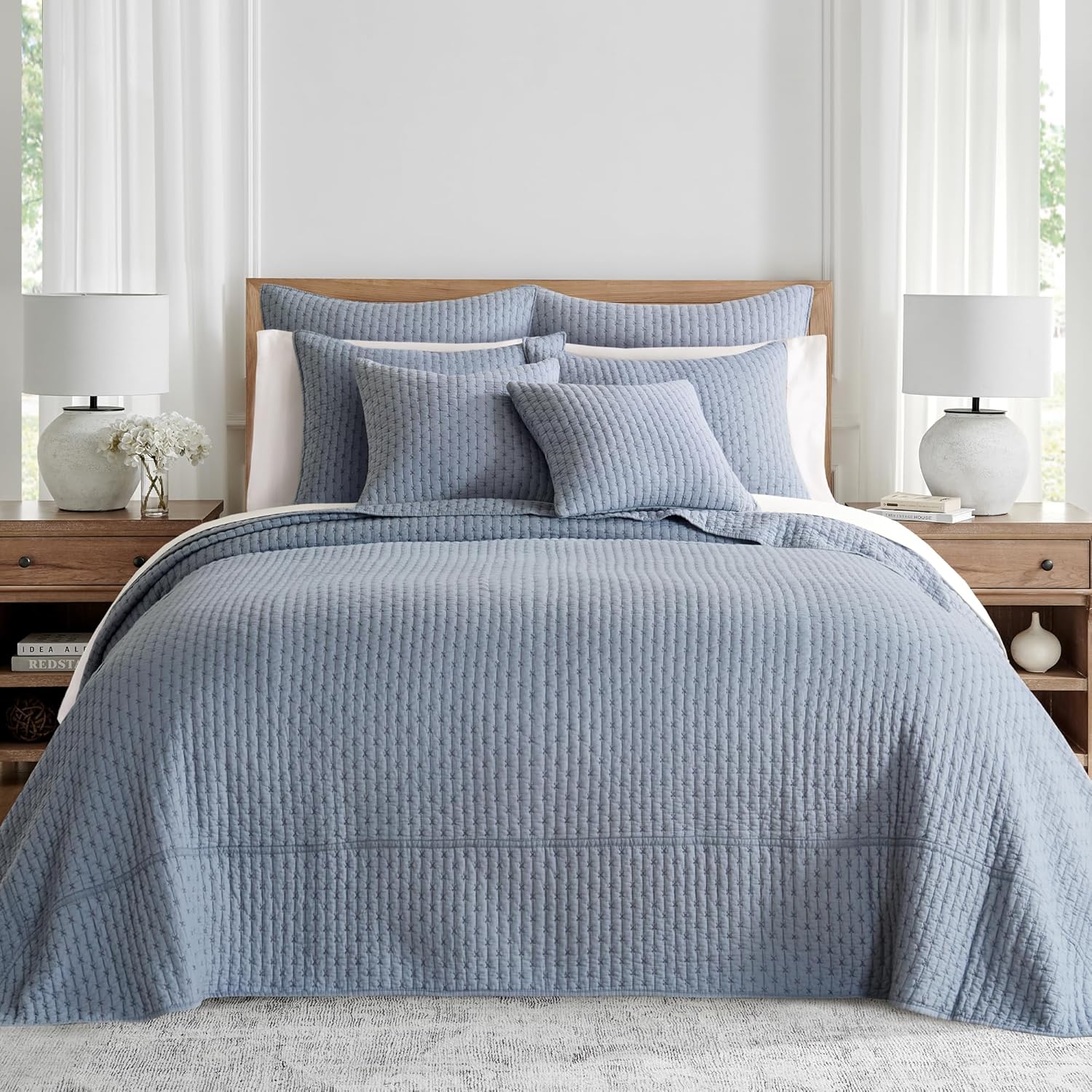 Levtex Home Cross Stitch Bedspread Set - King Size 1