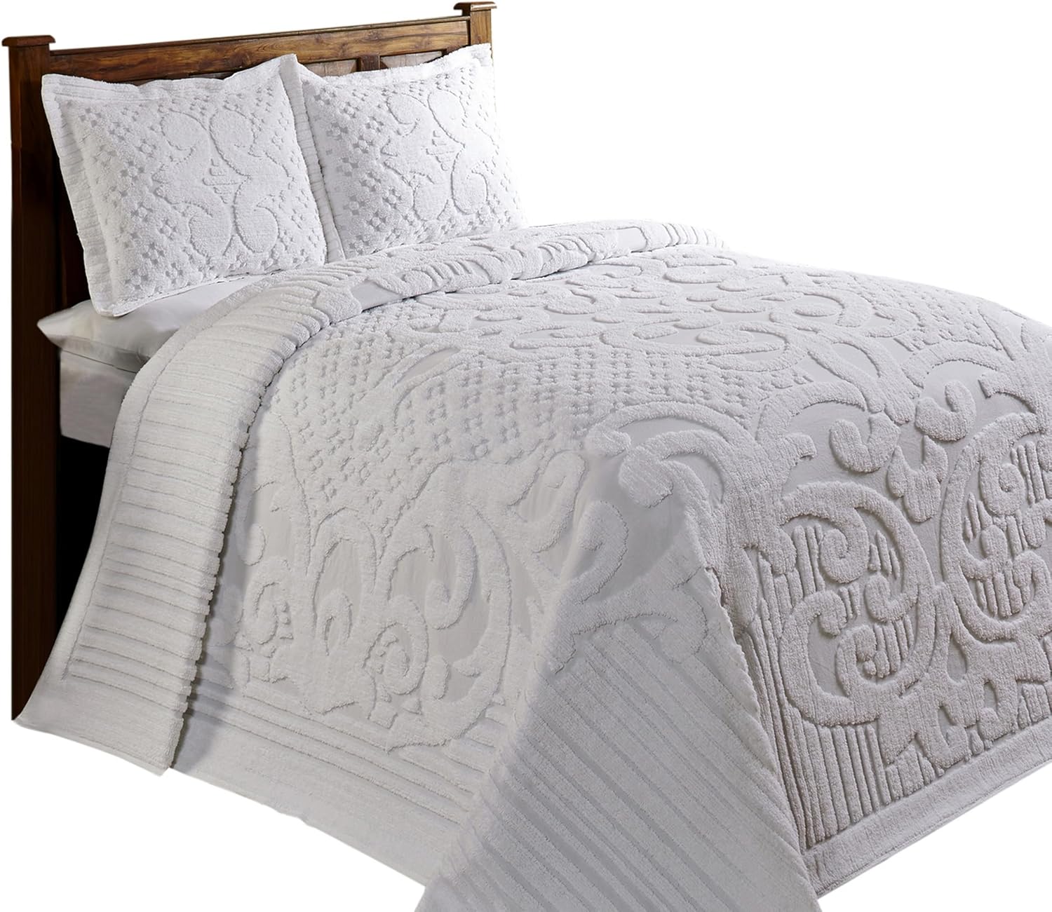 Better Trends Chenille Bedspread Queen 102x110