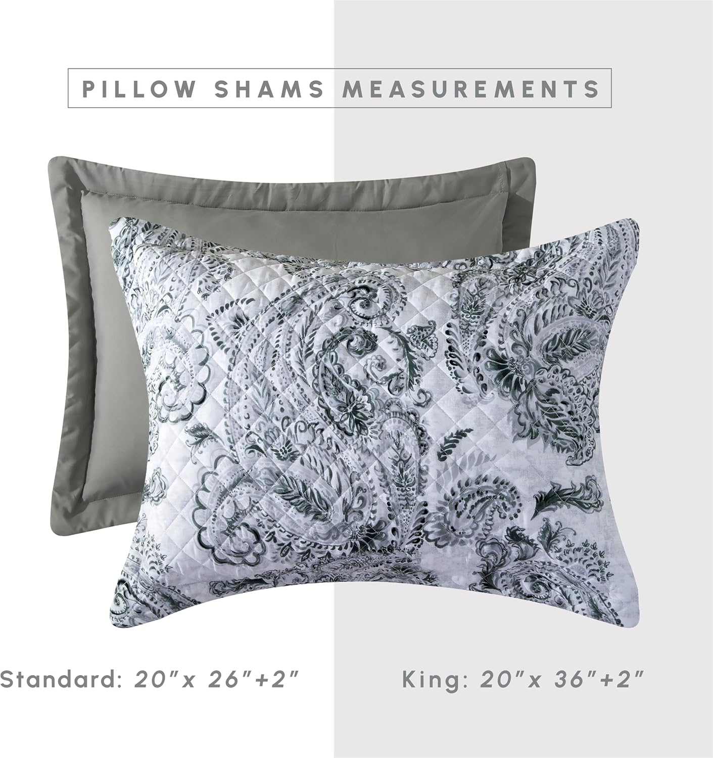 Elegant Comfort 3-Piece Reversible Floral Paisley Bedspread Set 1