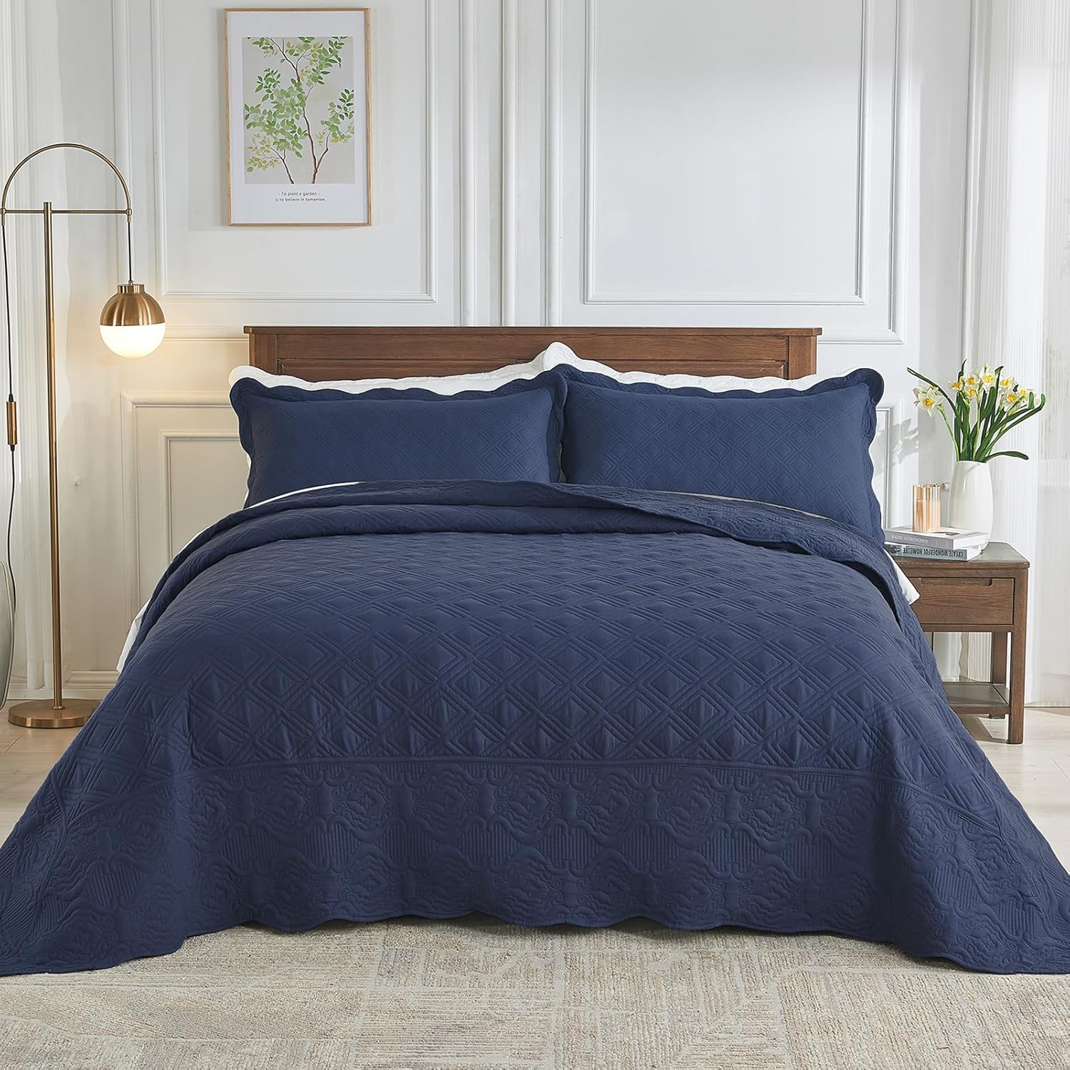 Suchbed California King Bedspread Set 128x120