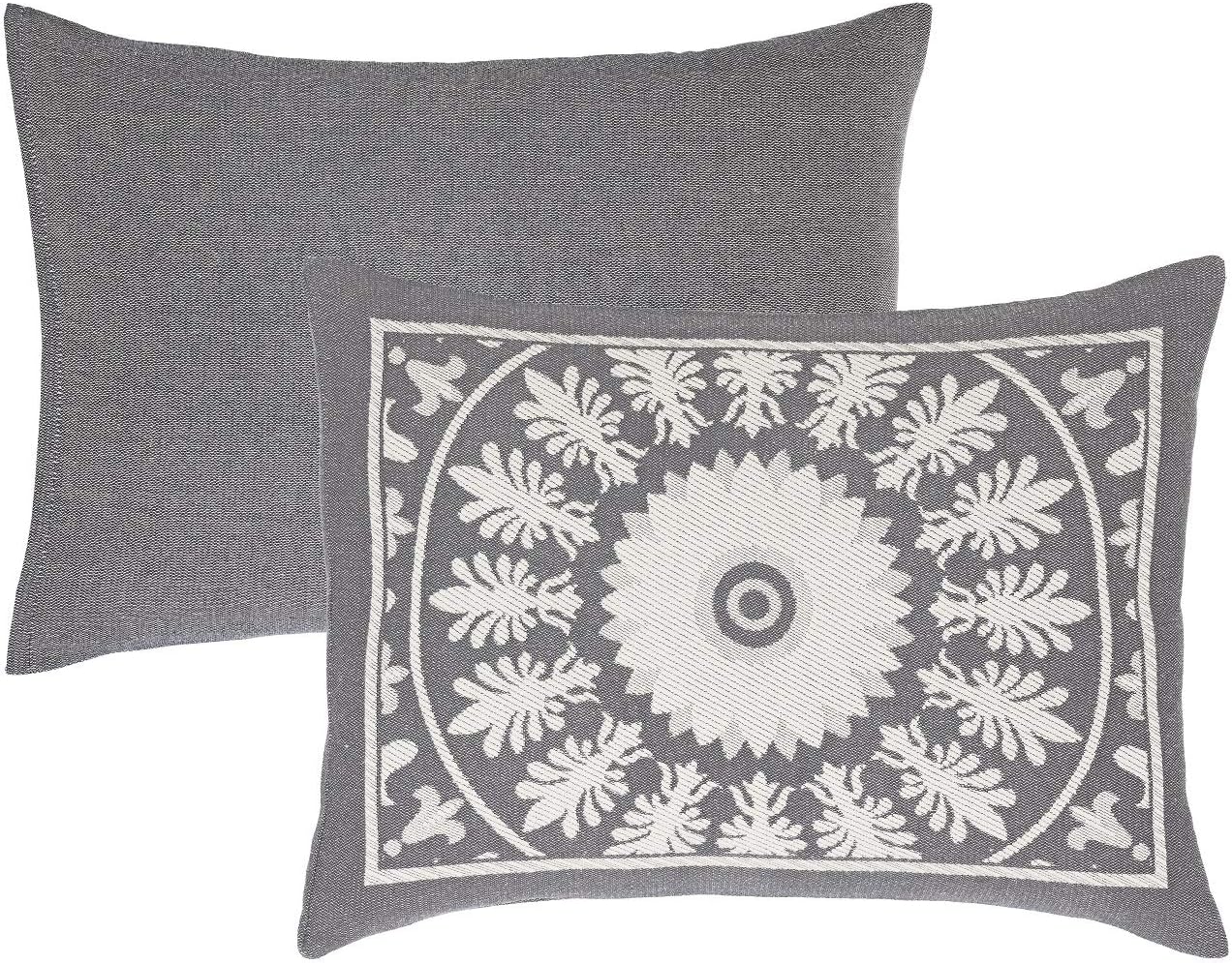 Superior Cotton Blend Bedspread 2-Piece Set Twin Charcoal