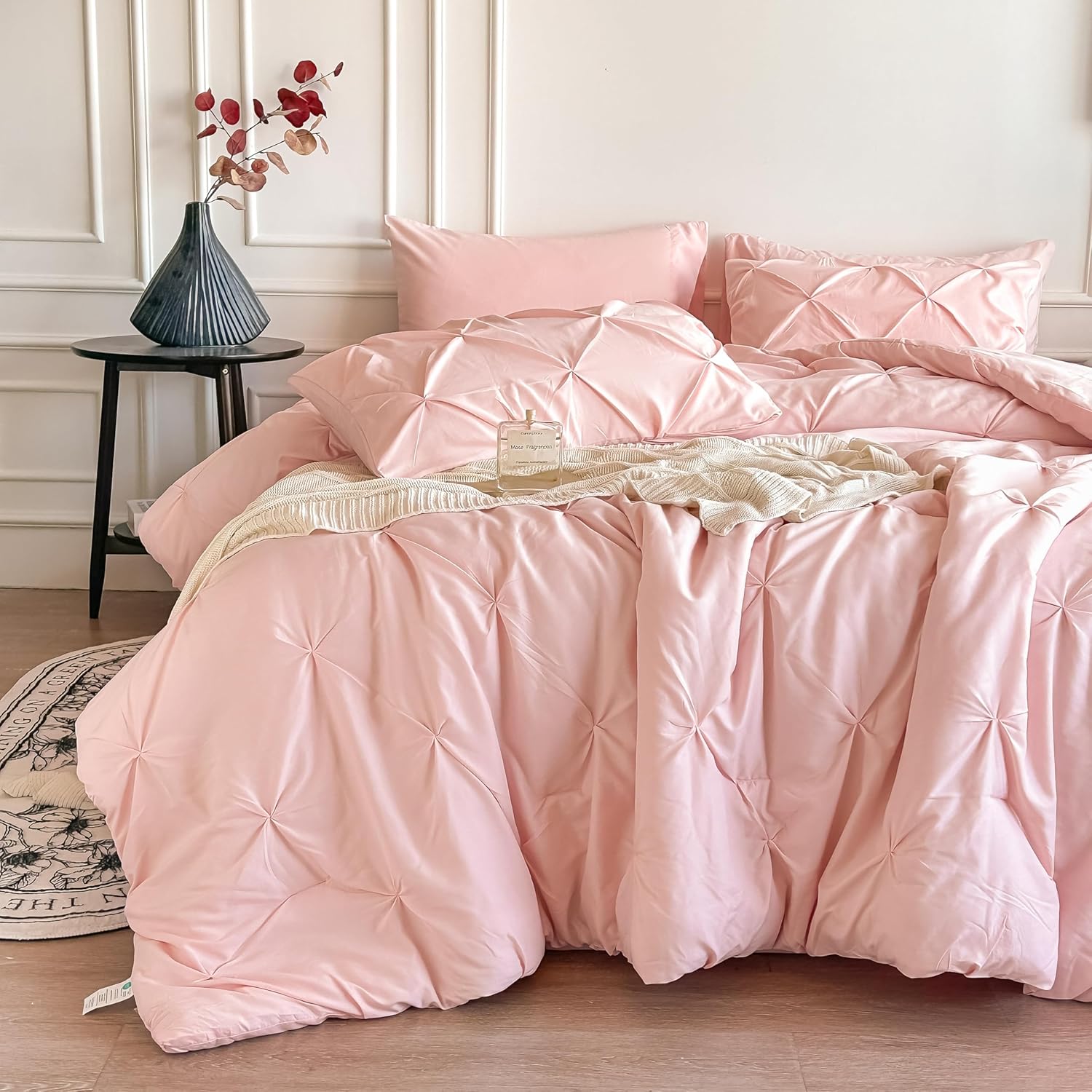 MapleStone 7-Piece Comforter Set for Girls - Pink
