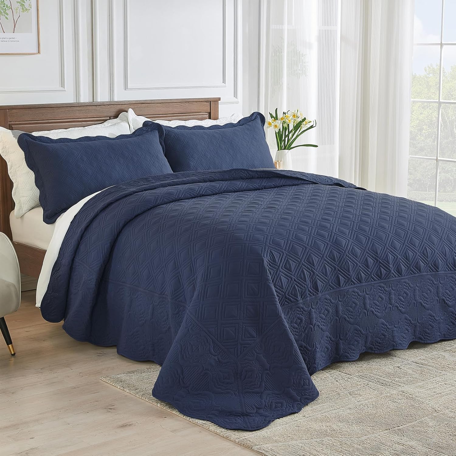Suchbed California King Bedspread Set 128x120