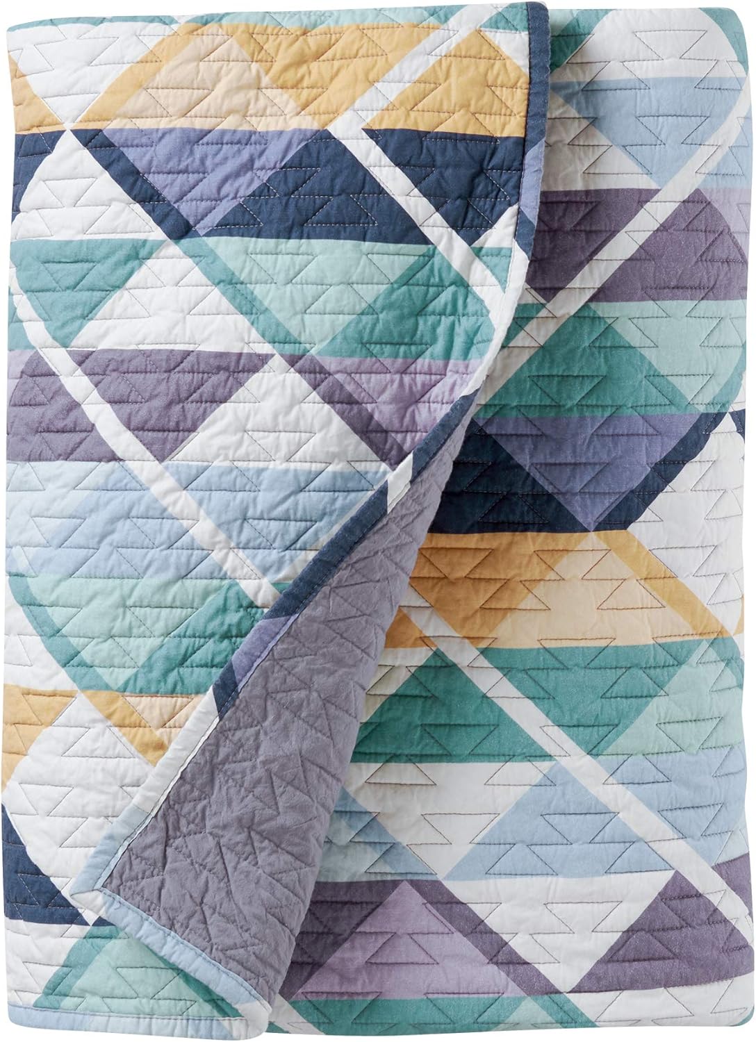 Pendleton Serrado Twin Coverlet Set Charcoal 1