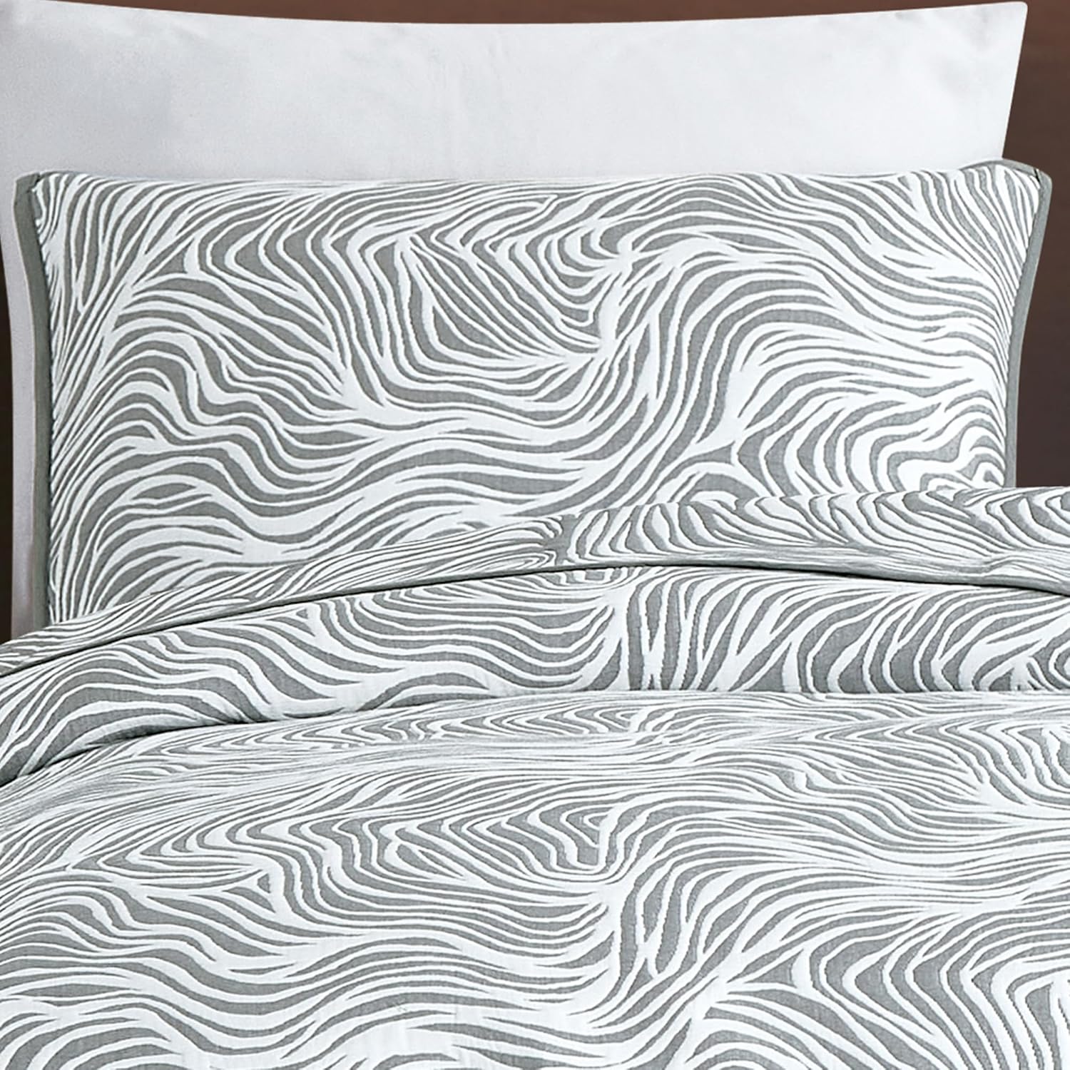 ESCA 3-Piece Cotton Coverlet Set Queen Size 1