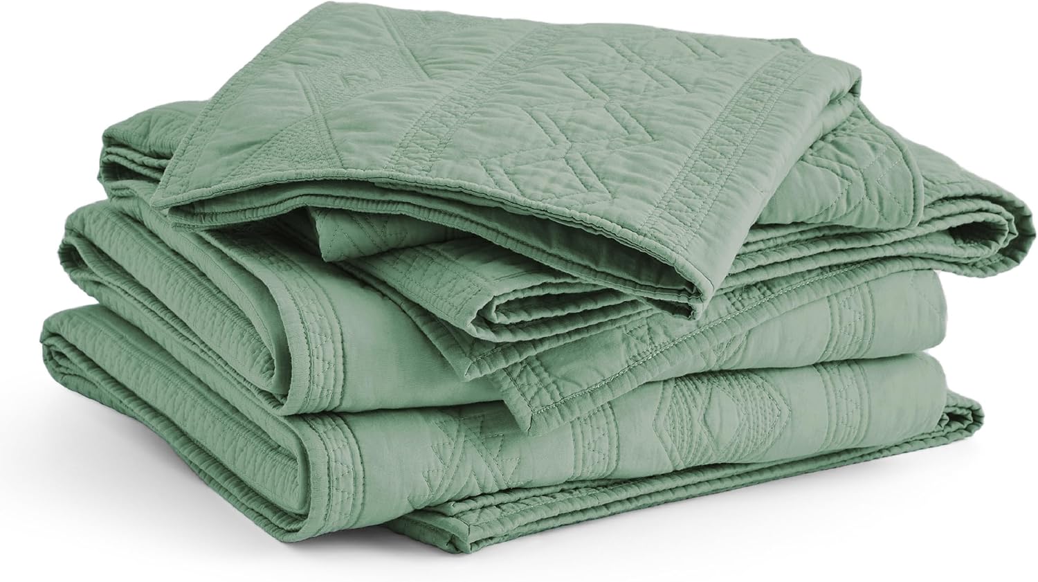 Bedsure 100 Cotton Queen Quilt Set with Pillow Shams