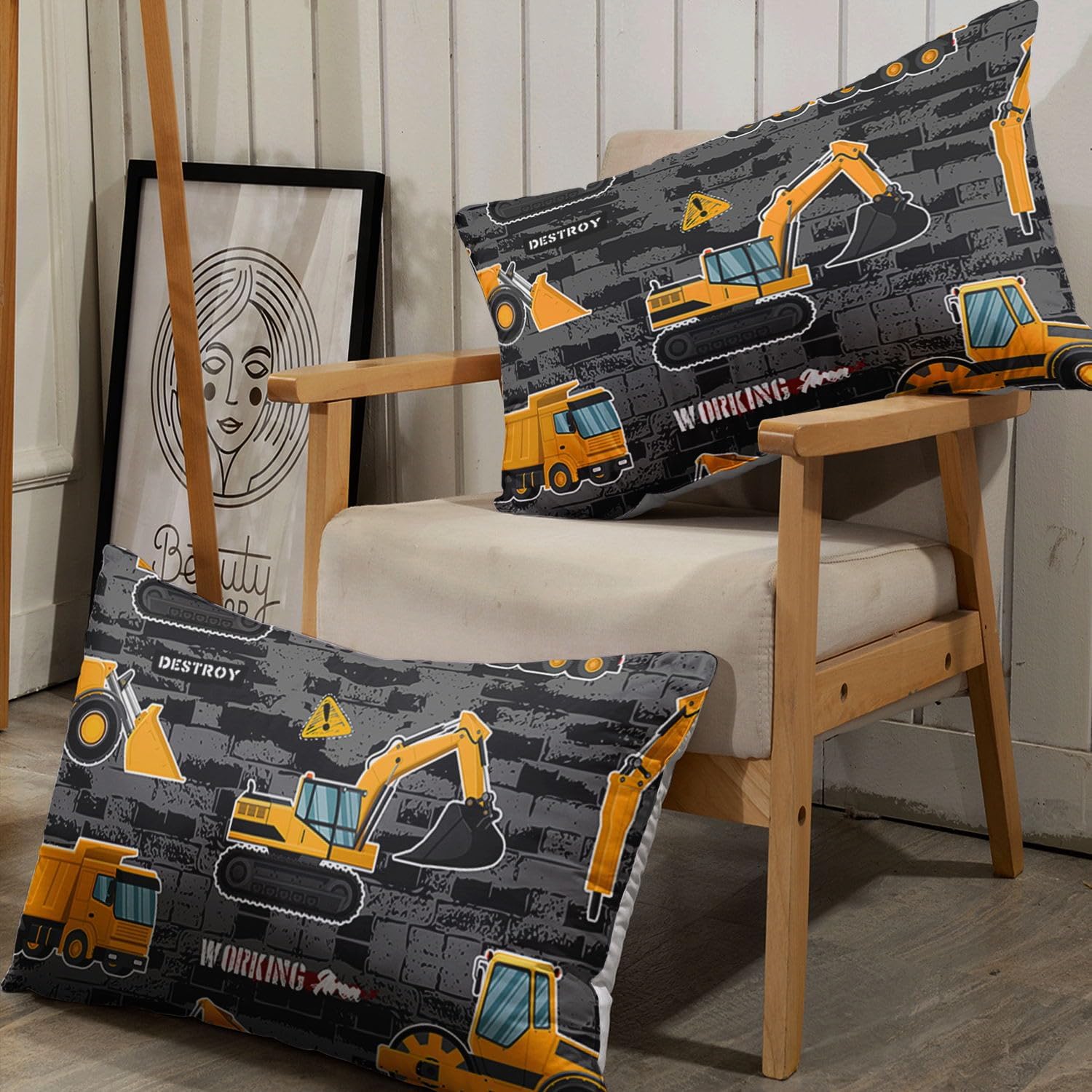 Smell Sunshine Truck Sheets Set 4Pcs for Kids
