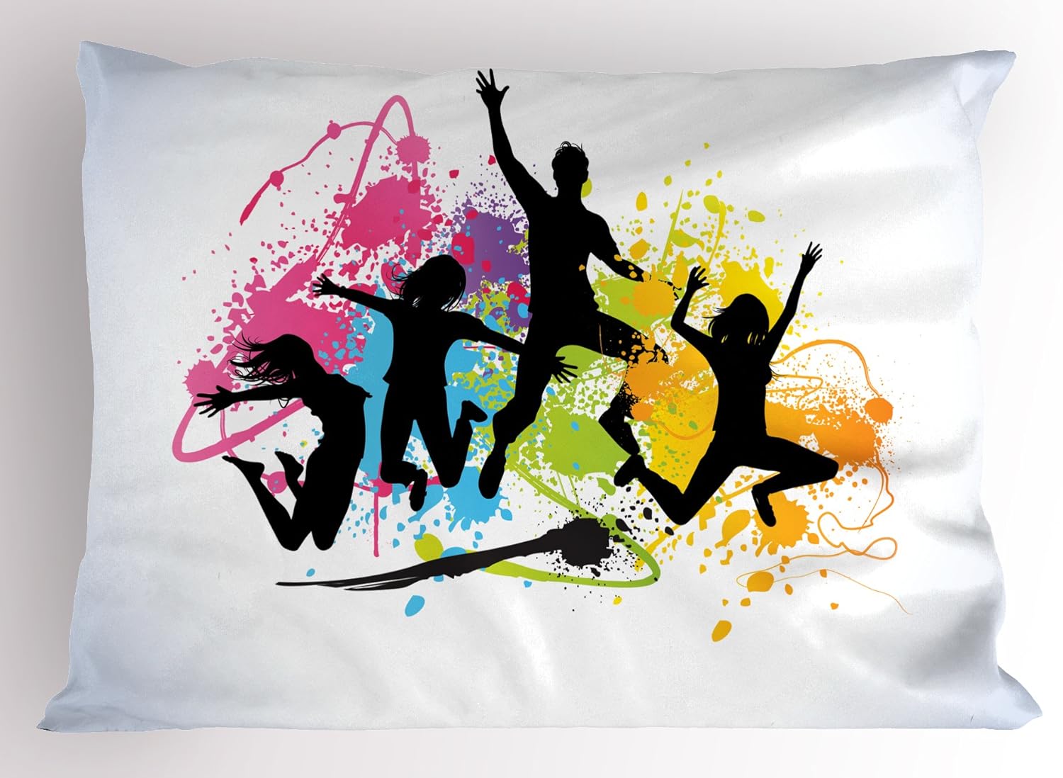 Ambesonne Youth Pillow Sham - 30x20 Multicolor