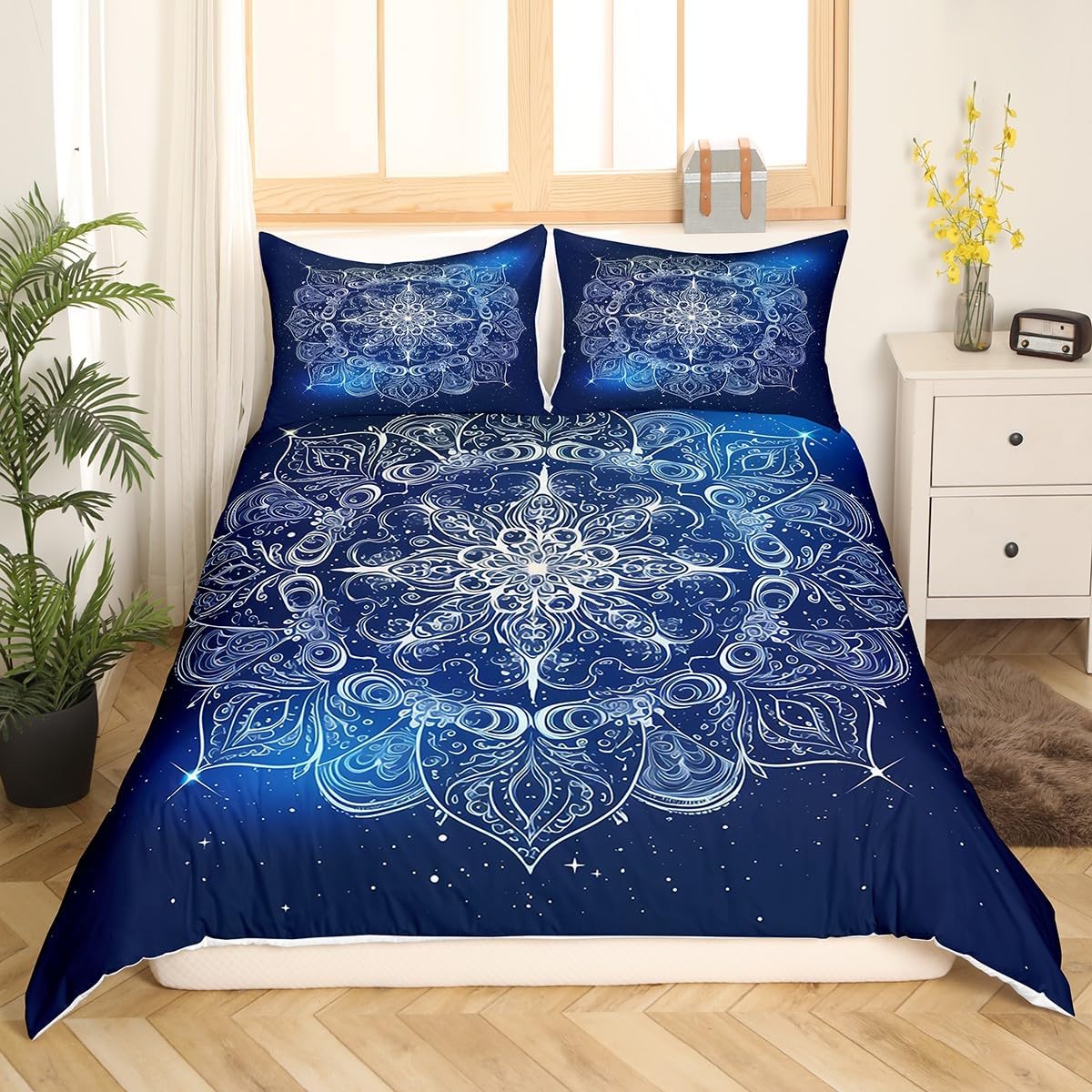 Feelyou Outer Space Theme Duvet Cover Set
