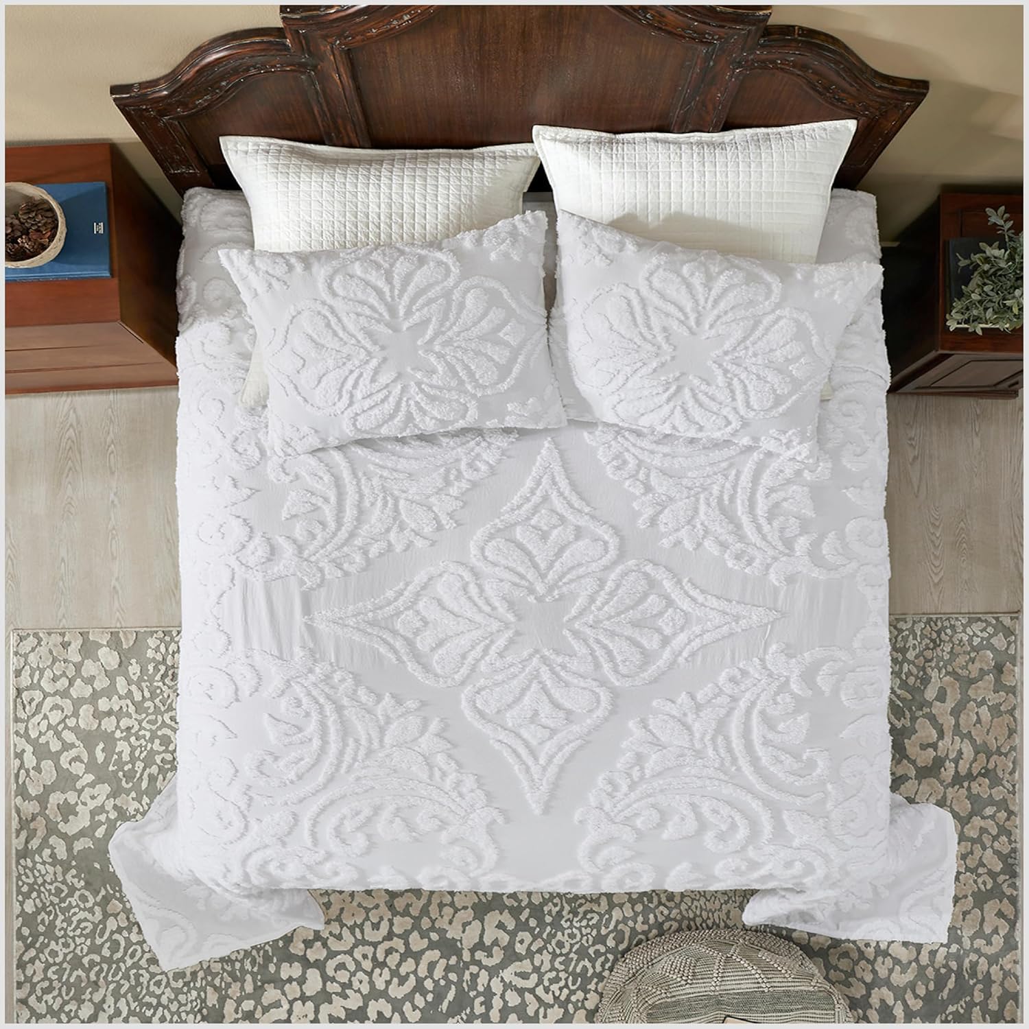 Better Trends Chenille Bedspread Set 3 Piece