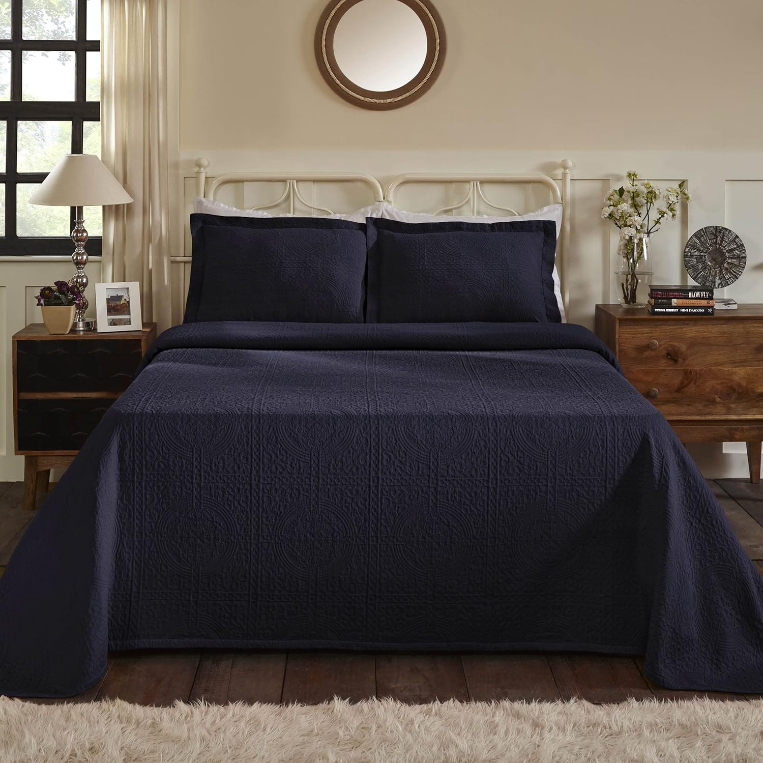 BLUENILEMILLS BNM Matelasse Bedspread Set of 3