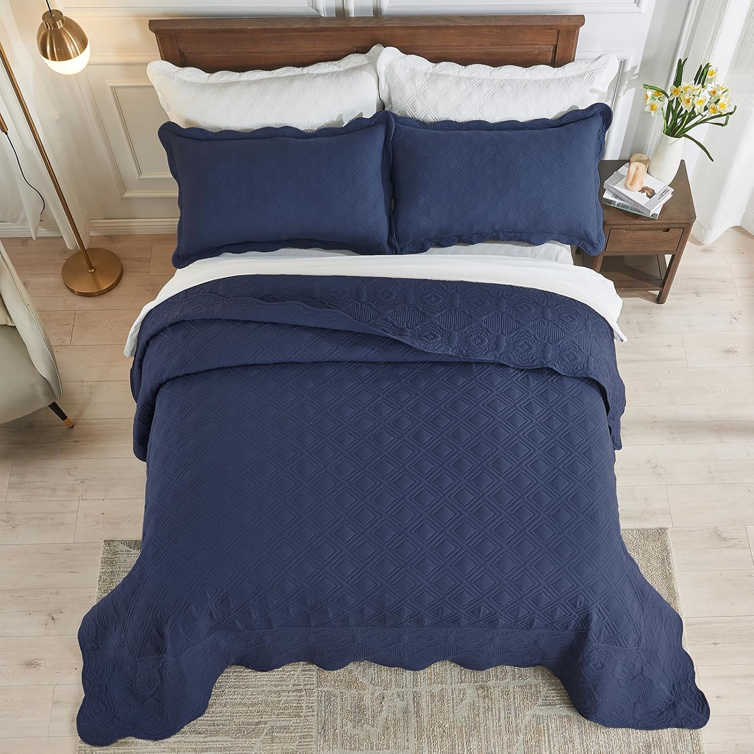 Suchbed California King Bedspread Set 128x120