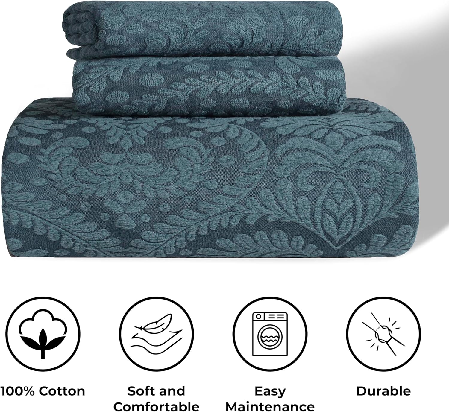 Superior Aspen Cotton Blend 2 Piece Bedspread Set 1