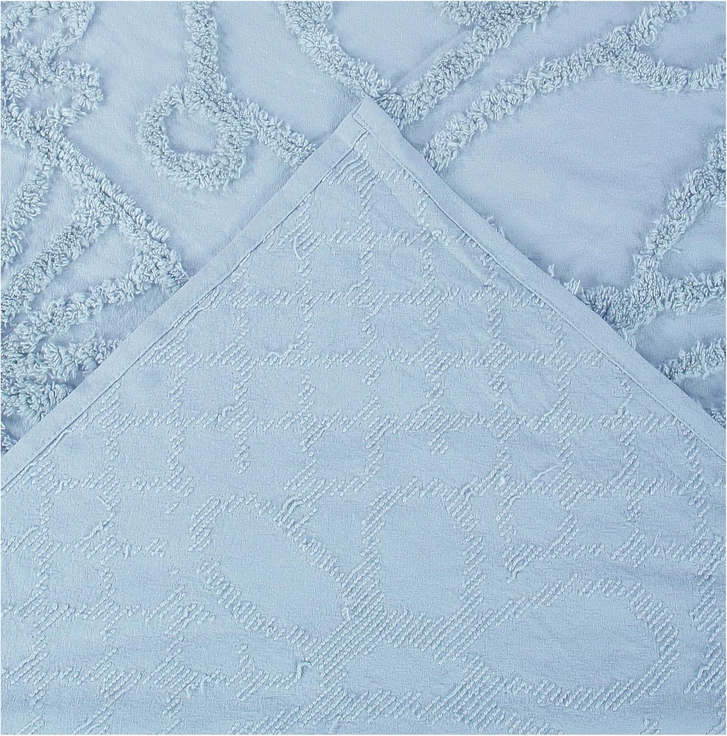 Better Trends Cotton Chenille Bedspread Set Queen