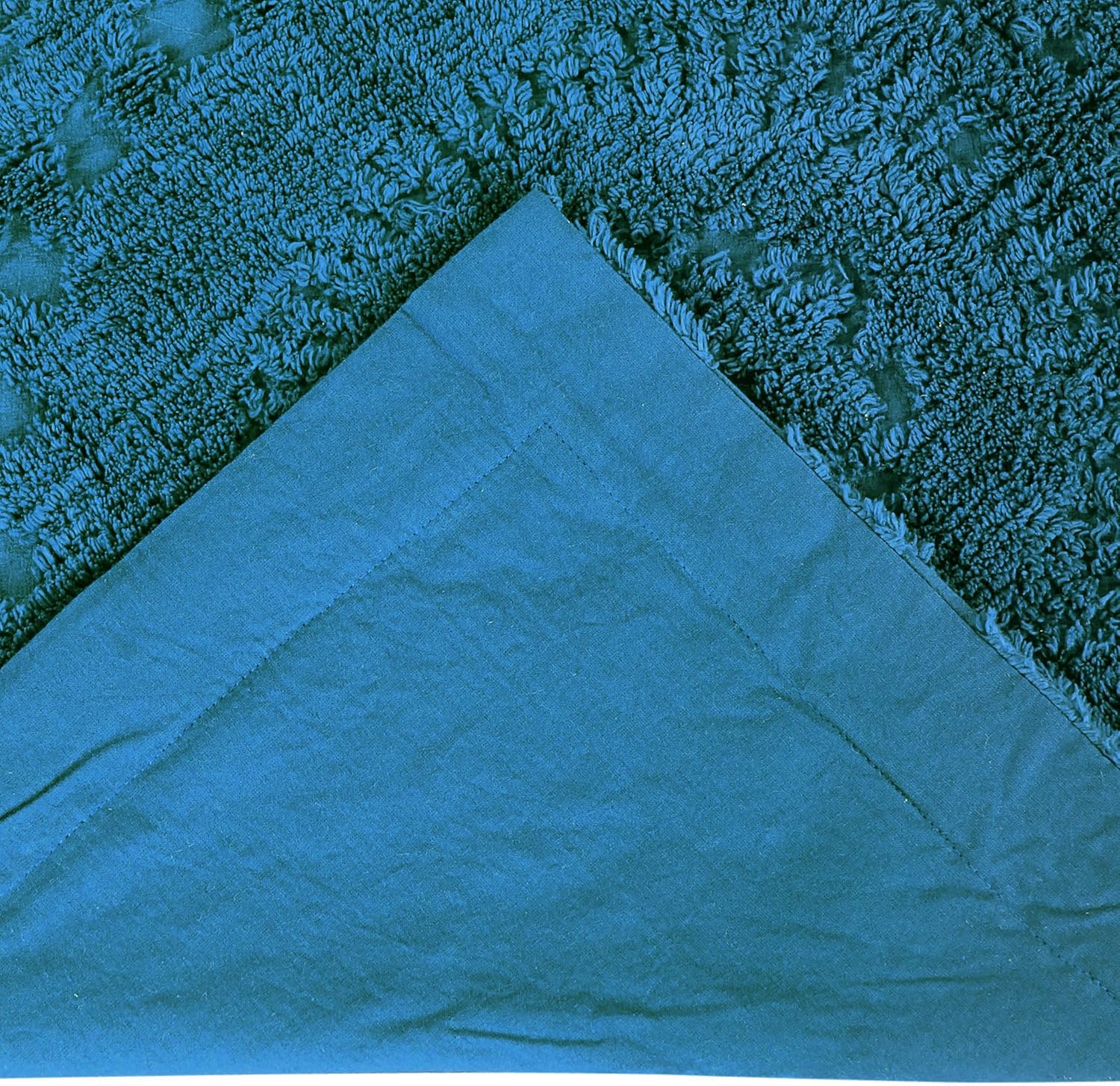 Better Trends Chenille Bedspread Set 3 Pieces Teal