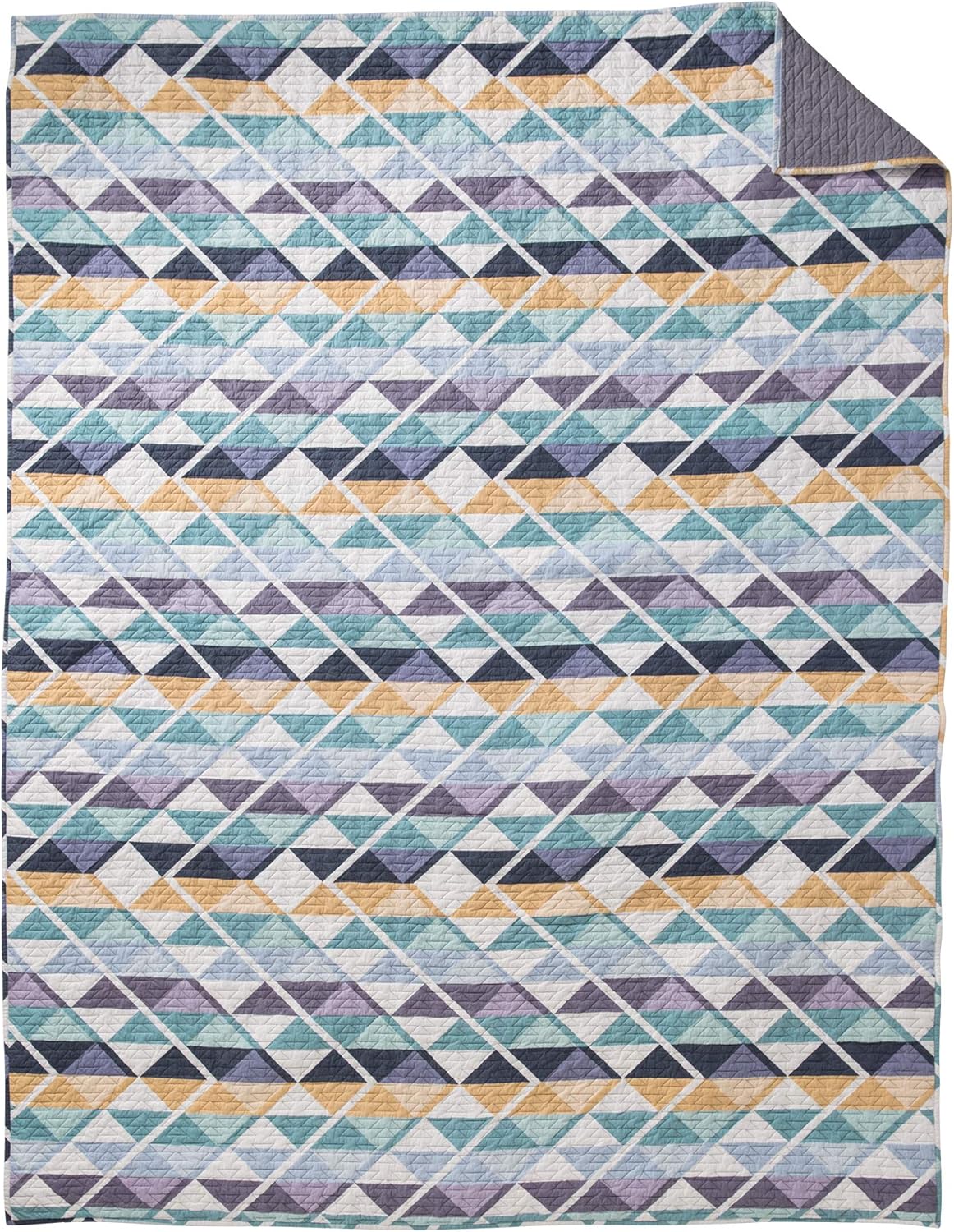 Pendleton Serrado Twin Coverlet Set Charcoal 1