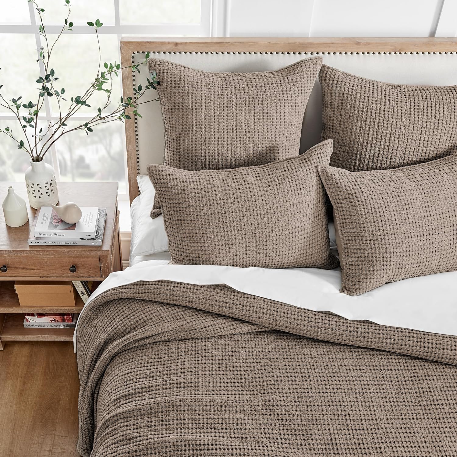 Levtex Home Mills Waffle Queen Bedspread Set