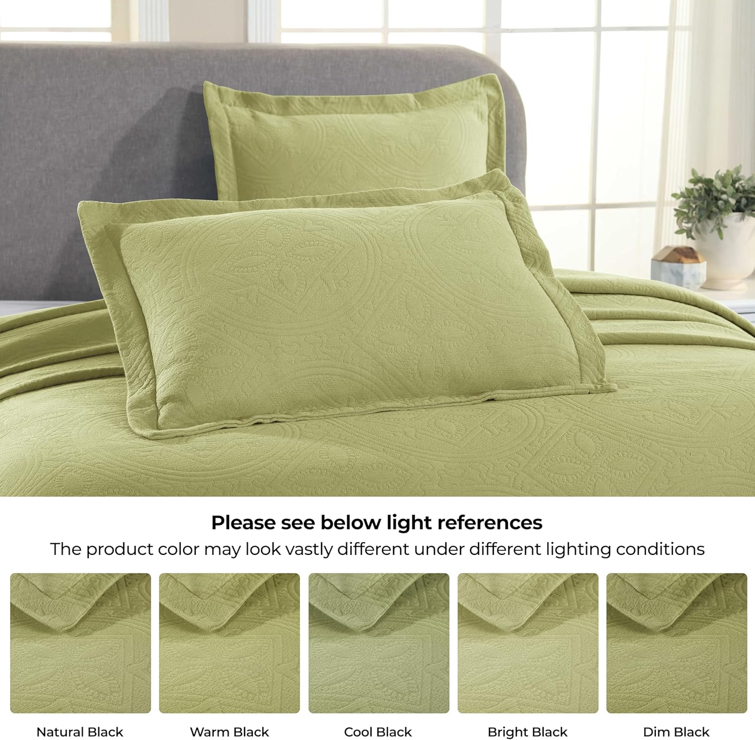 Superior 2 Piece Celtic Circles Cotton Bedspread Set