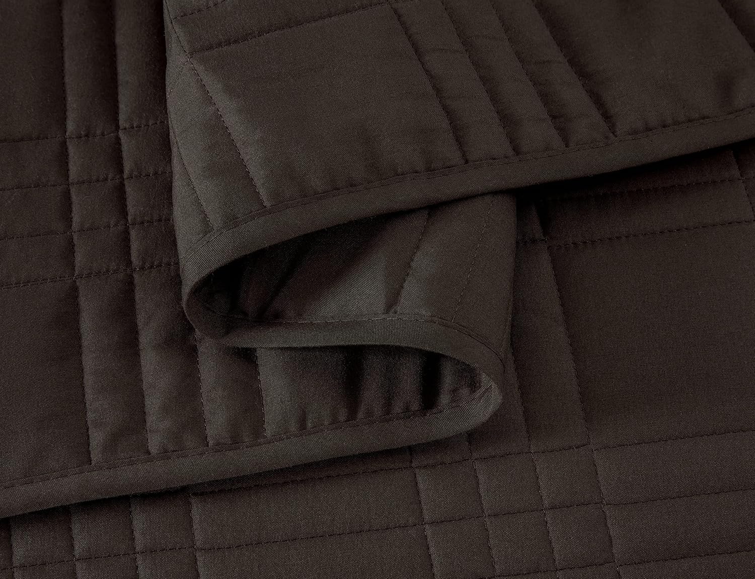Chezmoi Collection King Size Bedspread Set 3-Piece Brown
