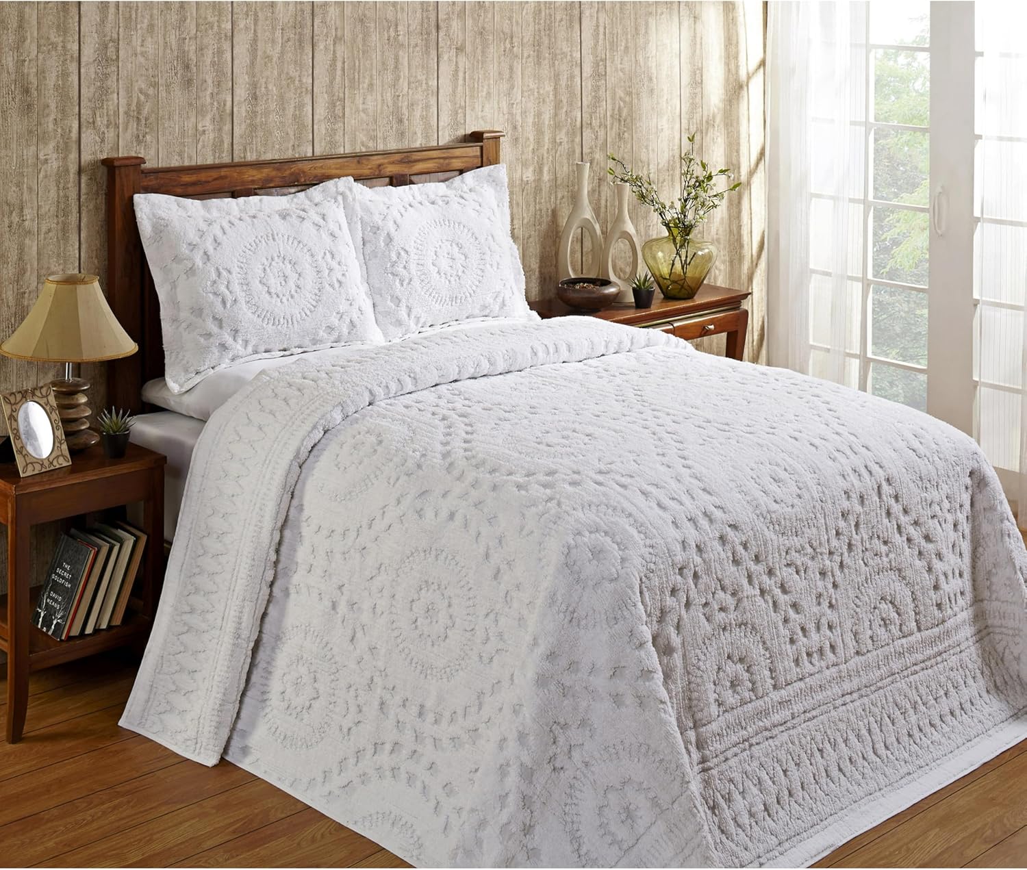 Better Trends Chenille Bedspread Set Twin Size