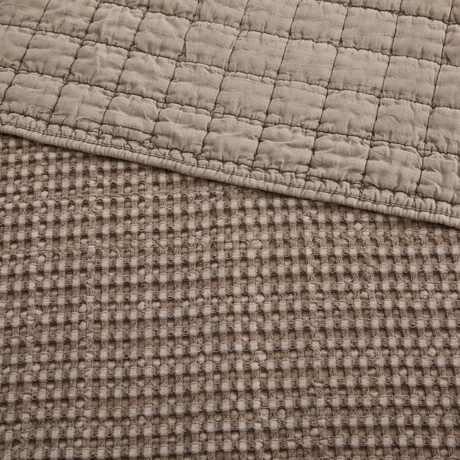 Levtex Home Mills Waffle Queen Bedspread Set