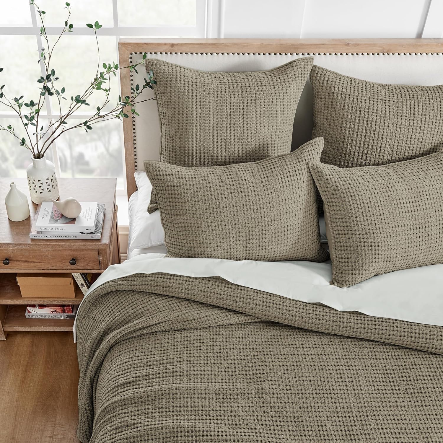 Levtex Home Mills Waffle King Bedspread Set