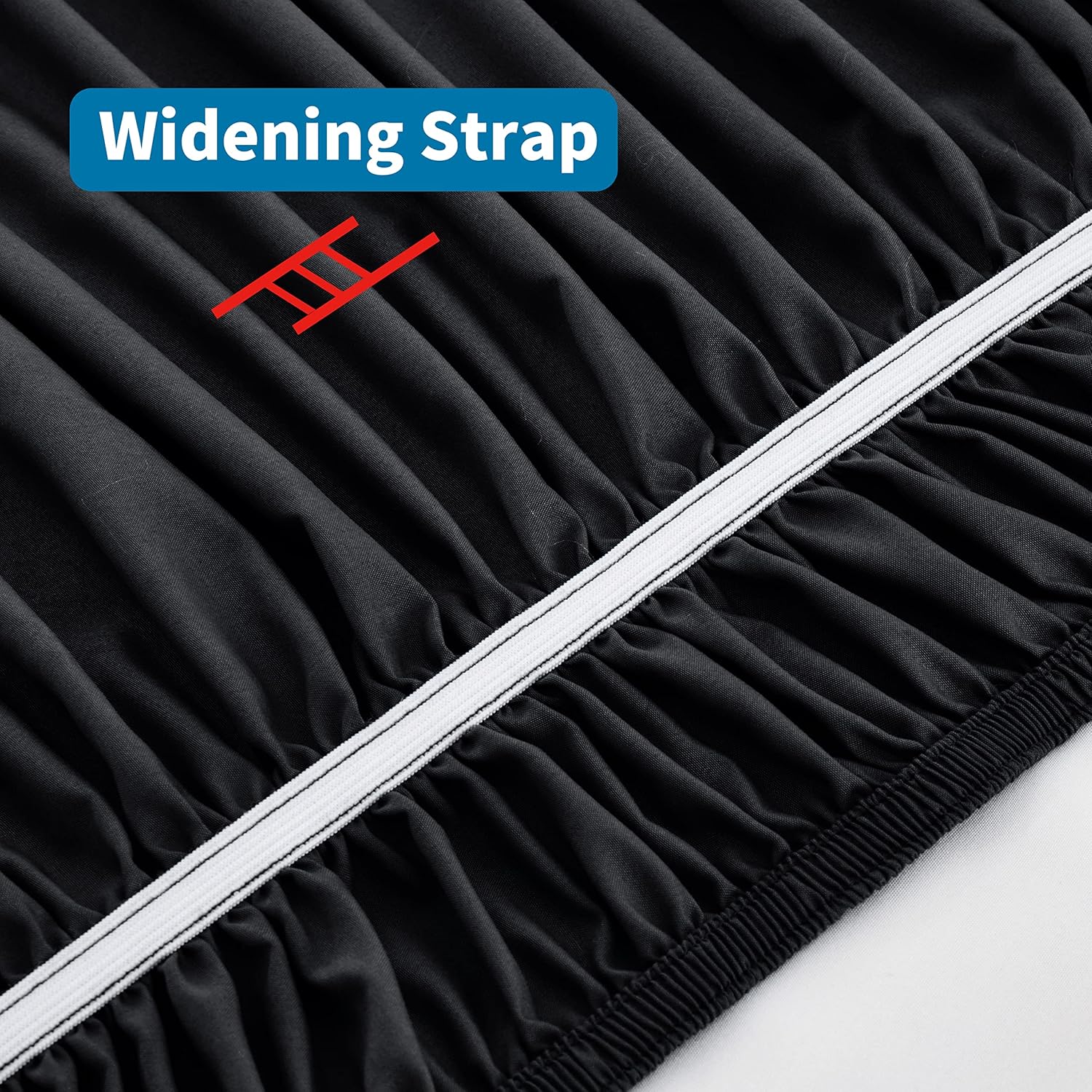 Entisn Adjustable Bed Skirt for Twin Twin XL Beds