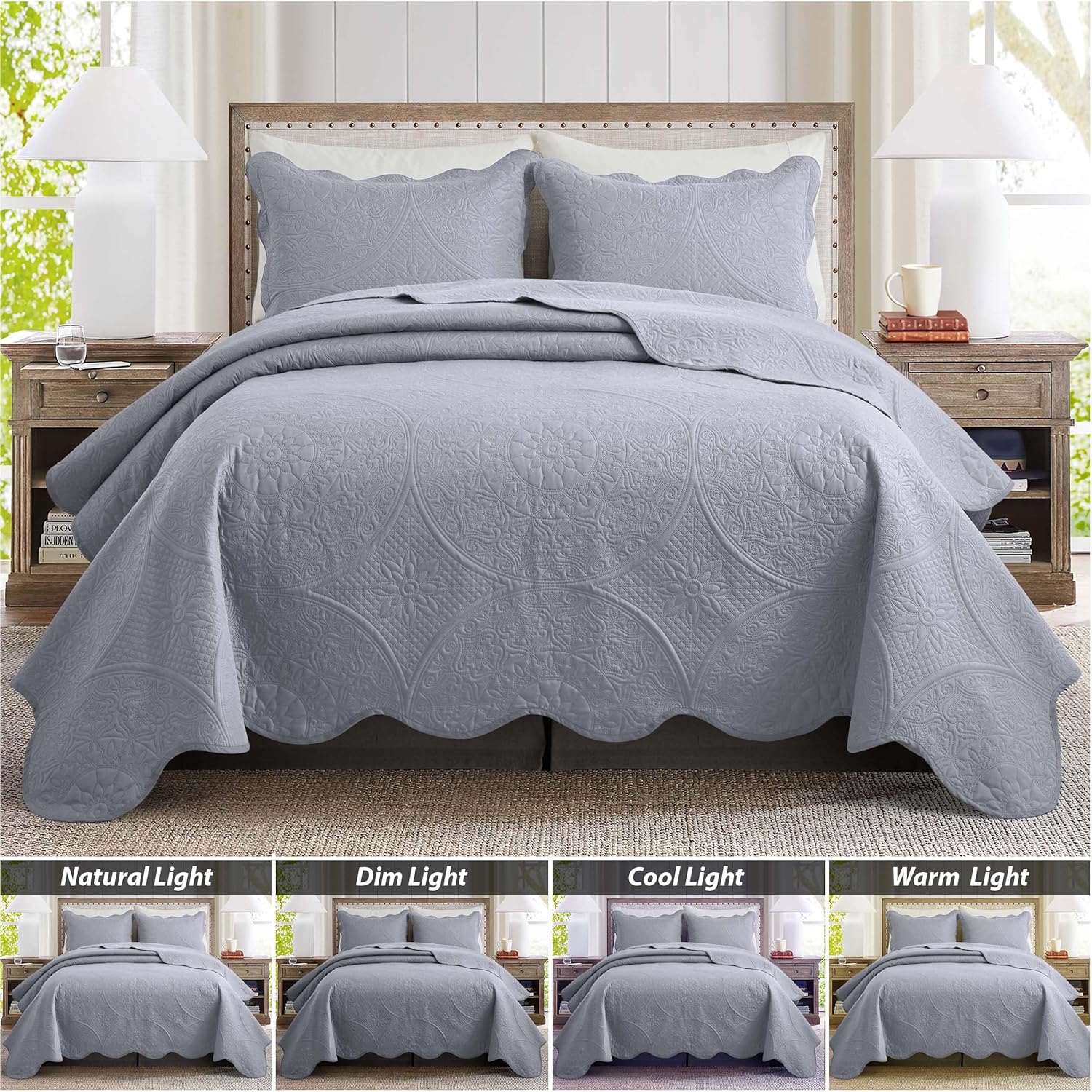 IR Imperial Rooms Queen Bedspread Set 90x96