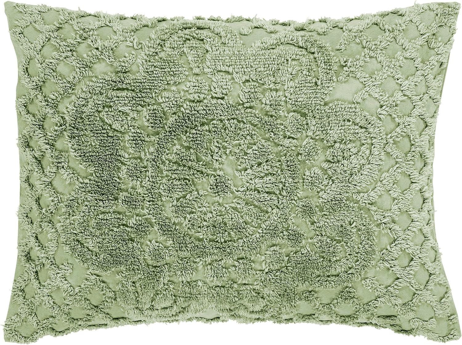 Better Trends Chenille Bedspread Set Sage Green