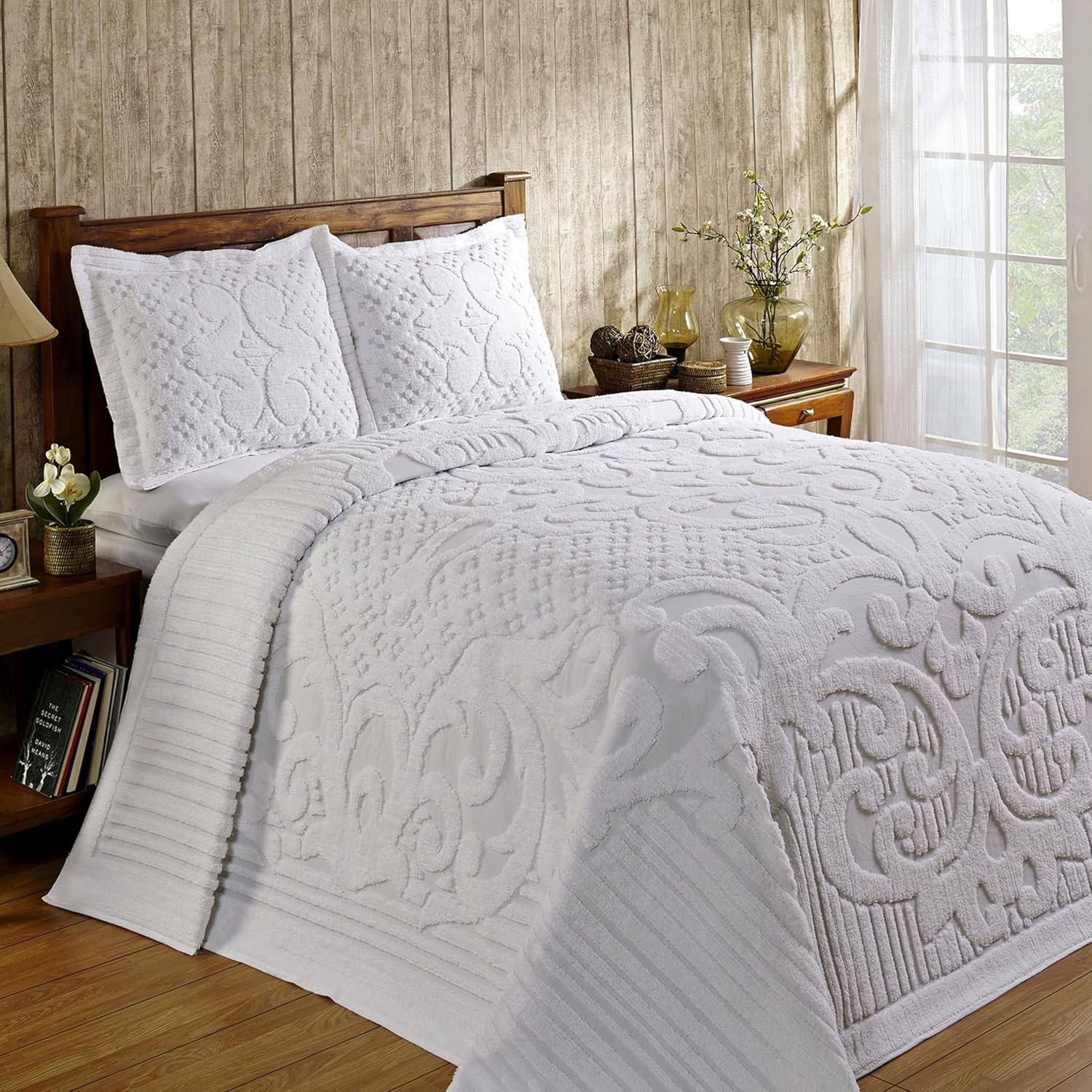 Better Trends Chenille Bedspread Queen 102x110