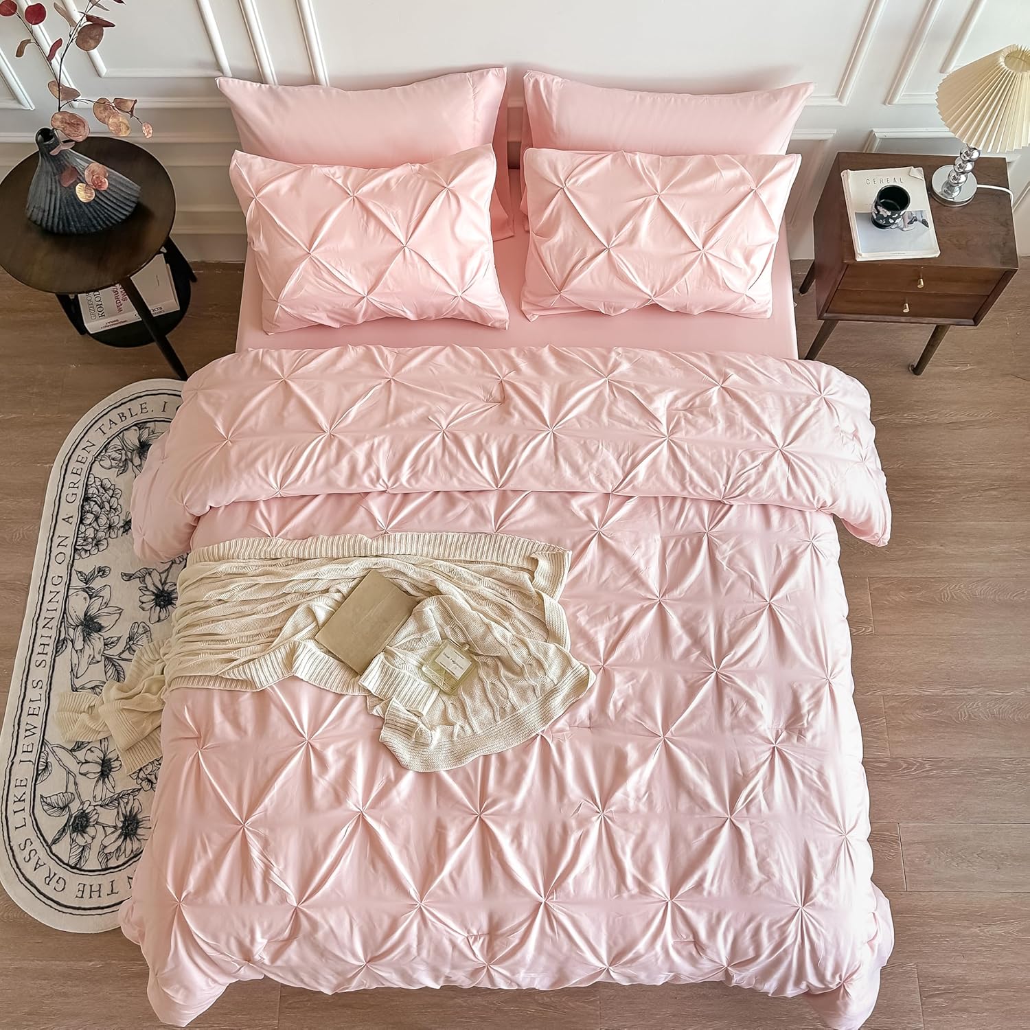 MapleStone 7-Piece Comforter Set for Girls - Pink