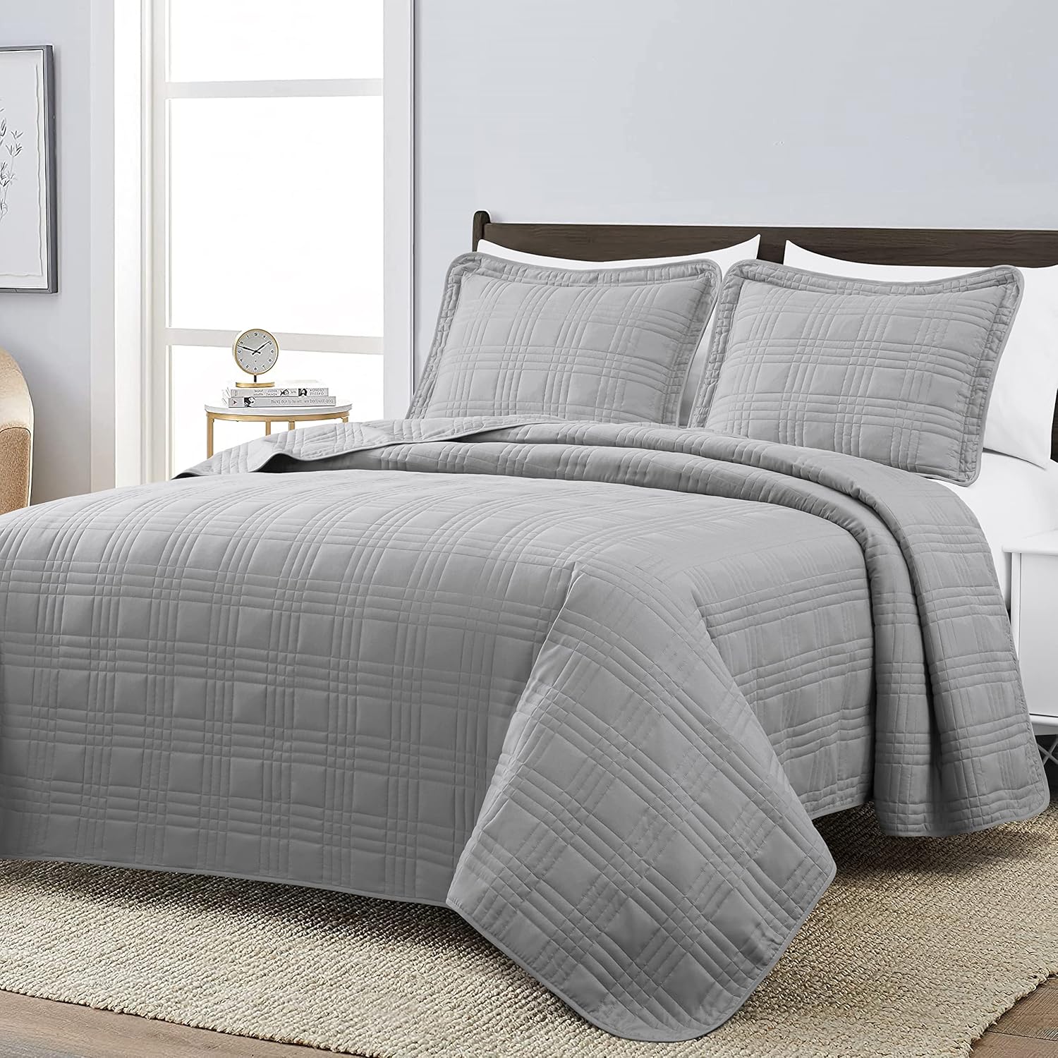 Chezmoi Collection Kingston 3-Piece Bedspread Set