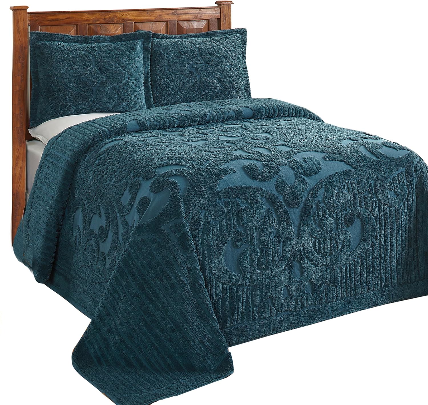 Better Trends Chenille Bedspread Queen Size Set