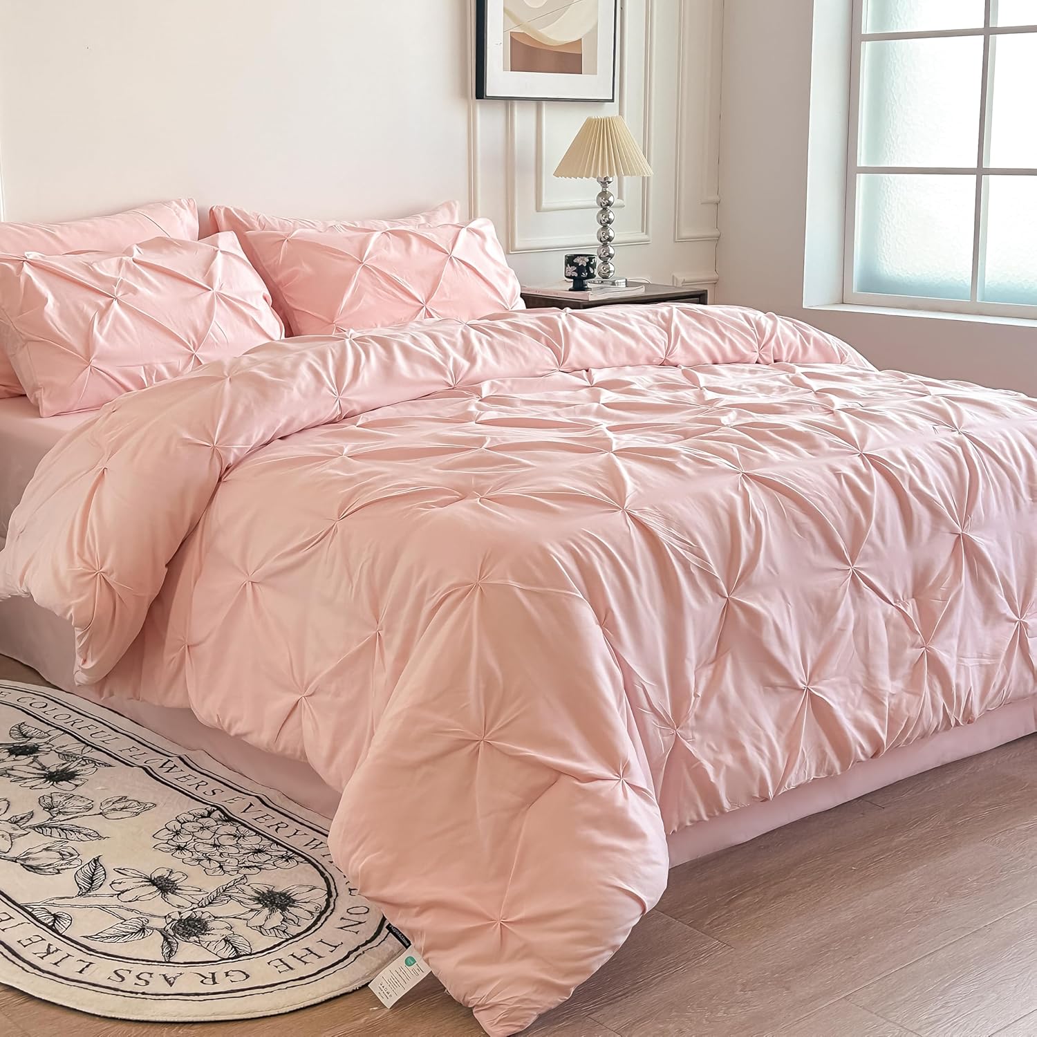 MapleStone 7-Piece Comforter Set for Girls - Pink