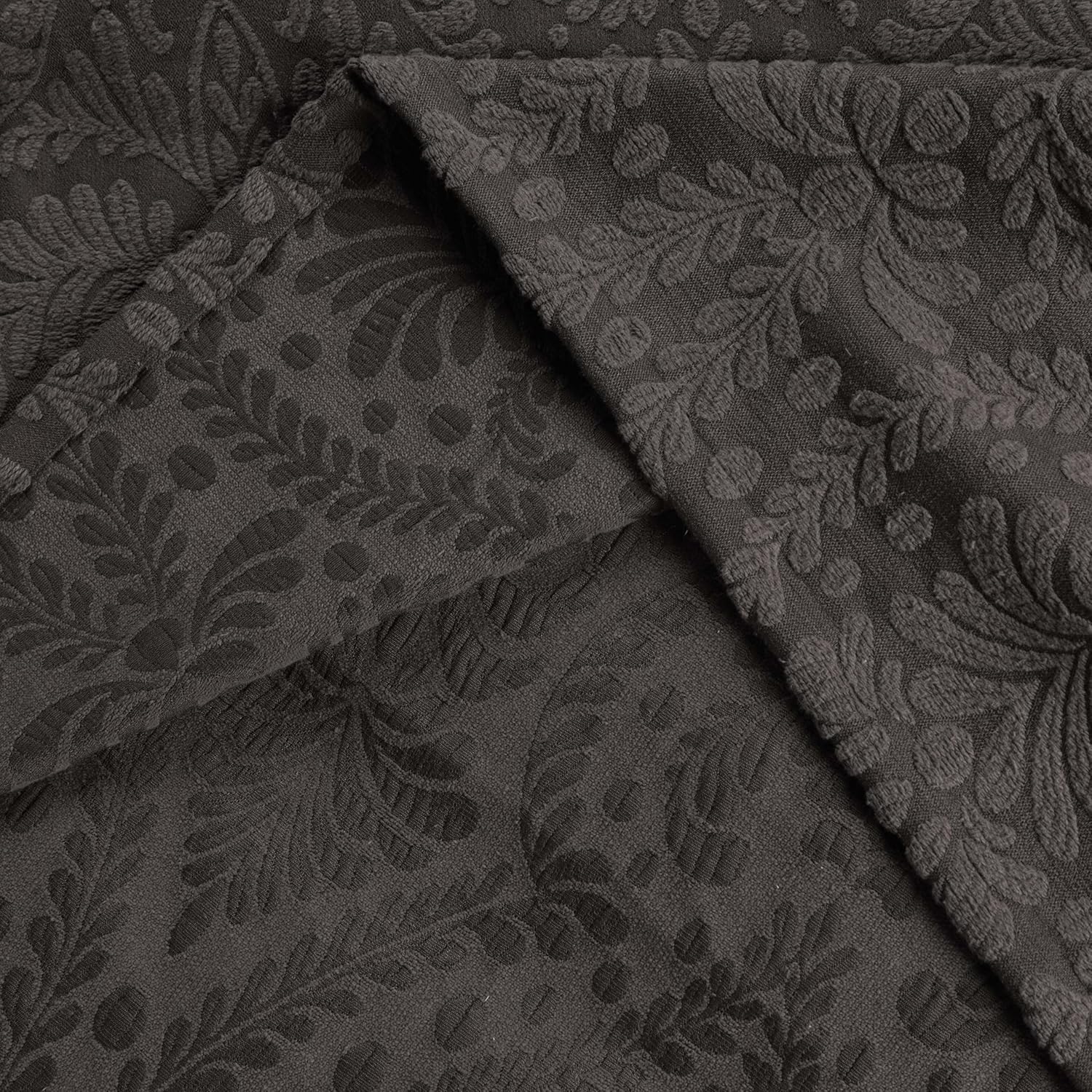 Superior Aspen Cotton Blend 2 Piece Bedspread Set Charcoal